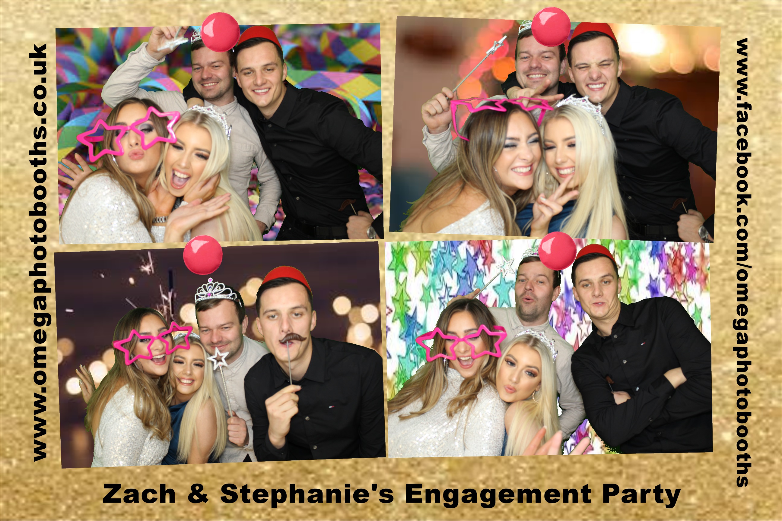 Zach & Steph's Engagement Party | View more photos from the event at gallery.omegaphotobooths.co.uk/u/Omega-Photobooths/Zach-Stephs-Engagement-Party