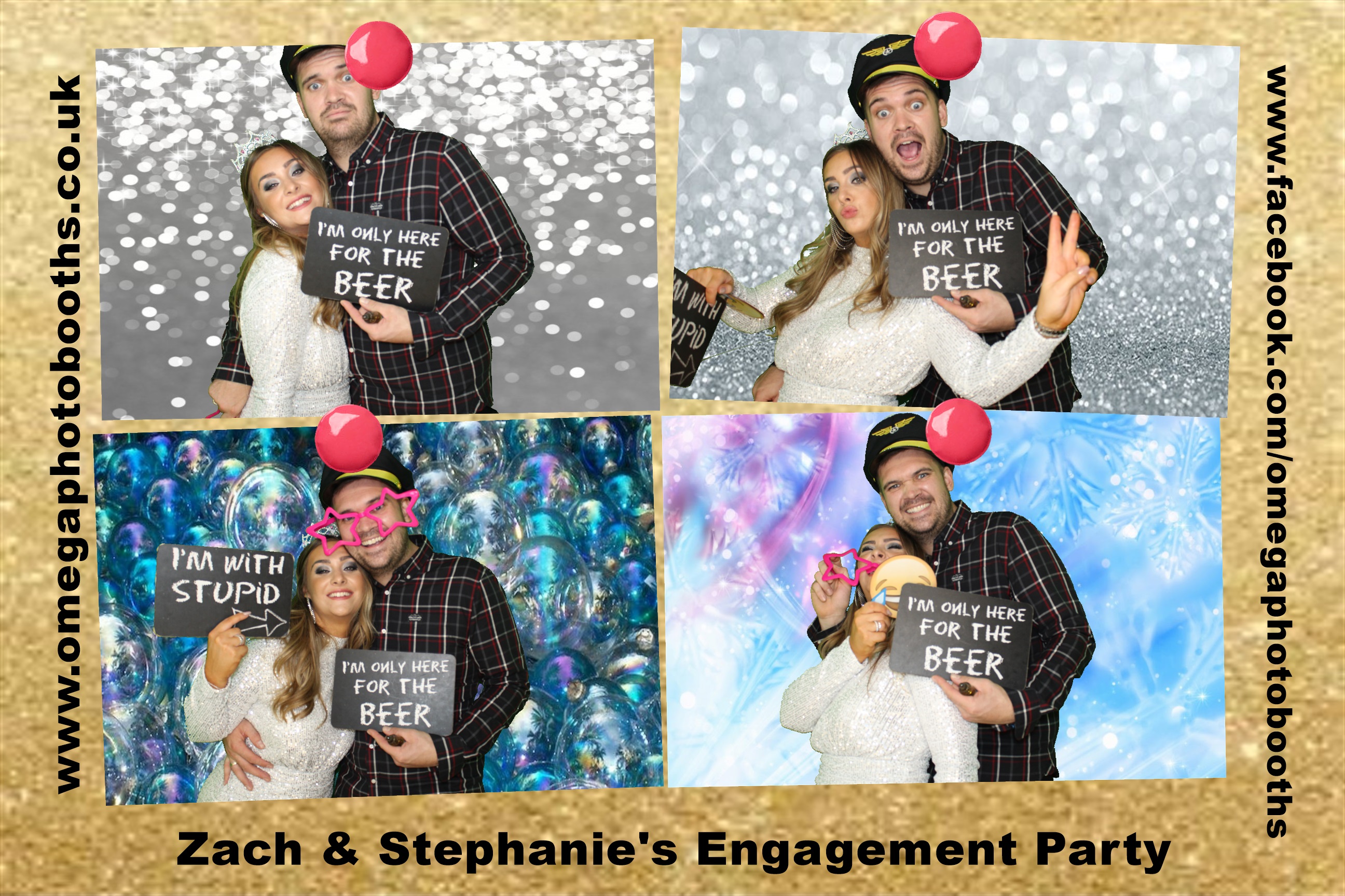 Zach & Steph's Engagement Party | View more photos from the event at gallery.omegaphotobooths.co.uk/u/Omega-Photobooths/Zach-Stephs-Engagement-Party