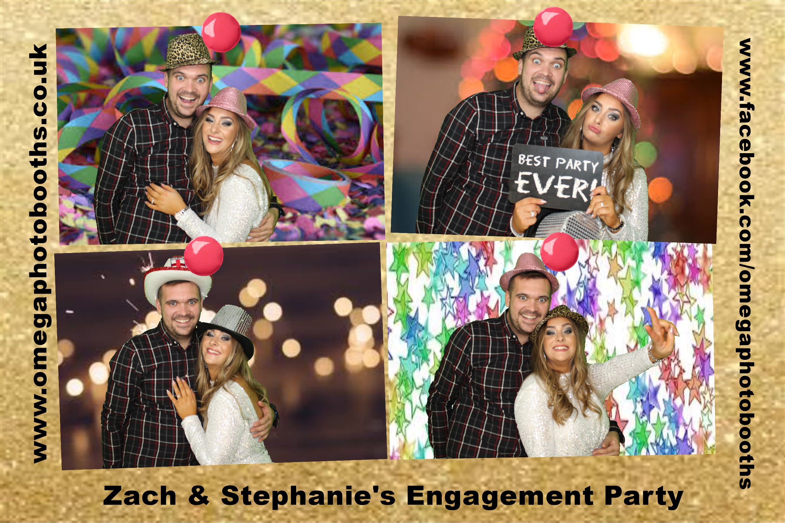Zach & Steph's Engagement Party | View more photos from the event at gallery.omegaphotobooths.co.uk/u/Omega-Photobooths/Zach-Stephs-Engagement-Party