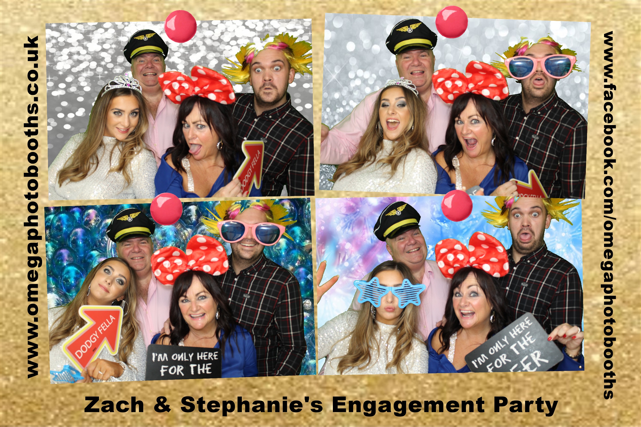 Zach & Steph's Engagement Party | View more photos from the event at gallery.omegaphotobooths.co.uk/u/Omega-Photobooths/Zach-Stephs-Engagement-Party