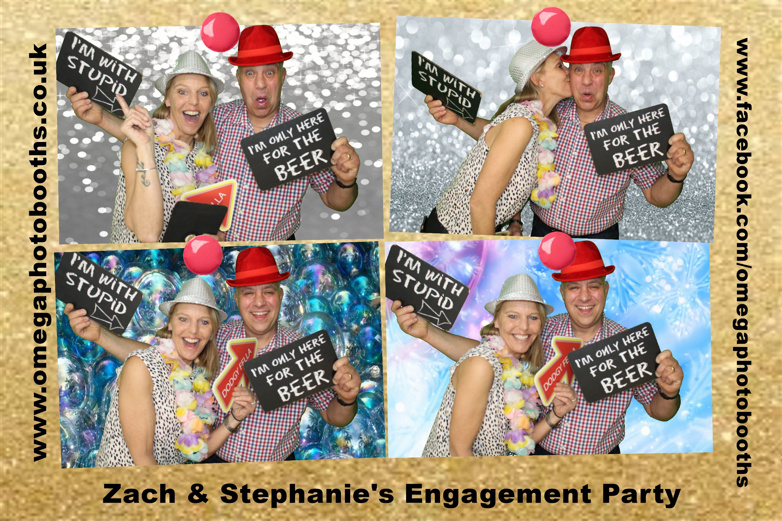 Zach & Steph's Engagement Party | View more photos from the event at gallery.omegaphotobooths.co.uk/u/Omega-Photobooths/Zach-Stephs-Engagement-Party