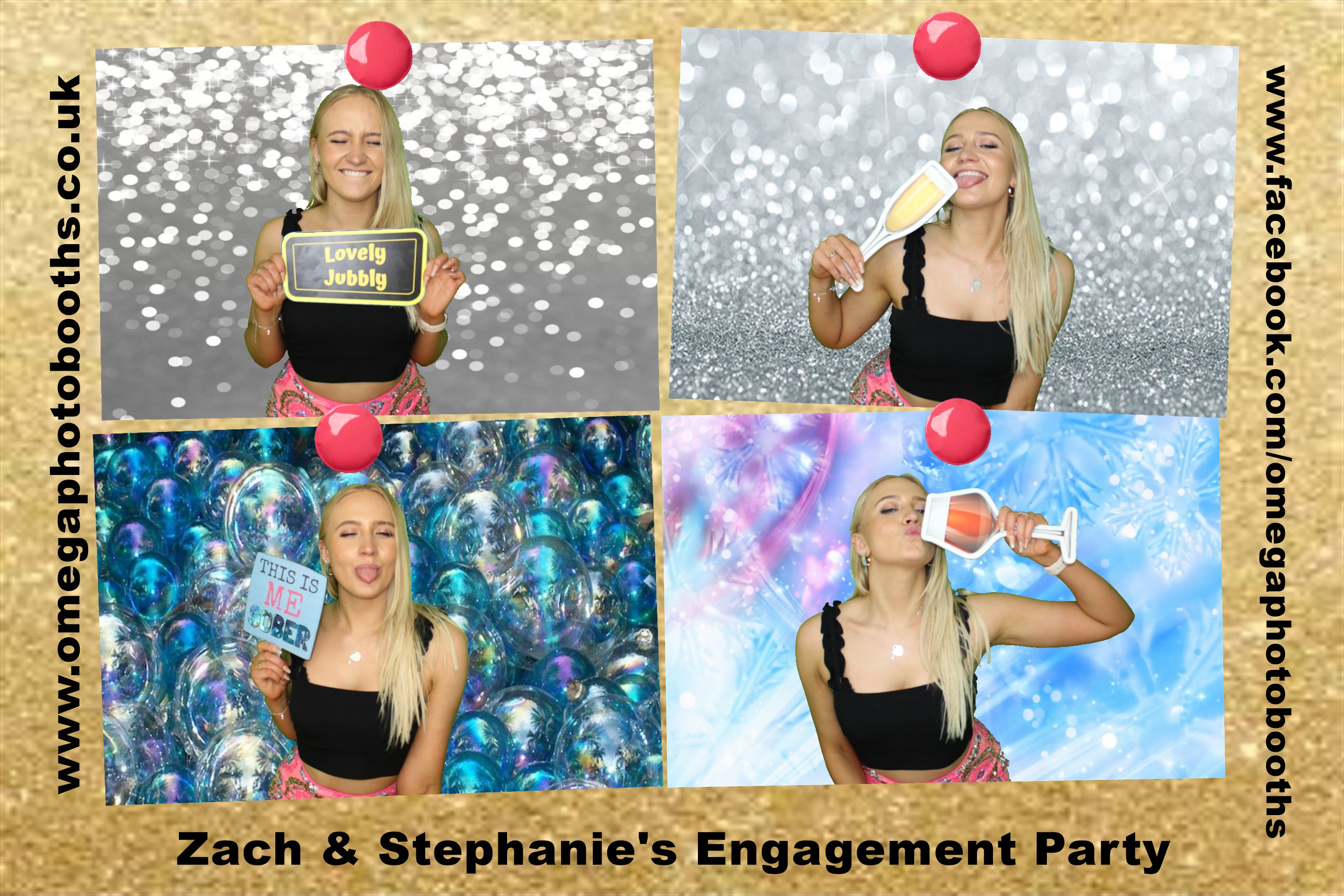 Zach & Steph's Engagement Party | View more photos from the event at gallery.omegaphotobooths.co.uk/u/Omega-Photobooths/Zach-Stephs-Engagement-Party