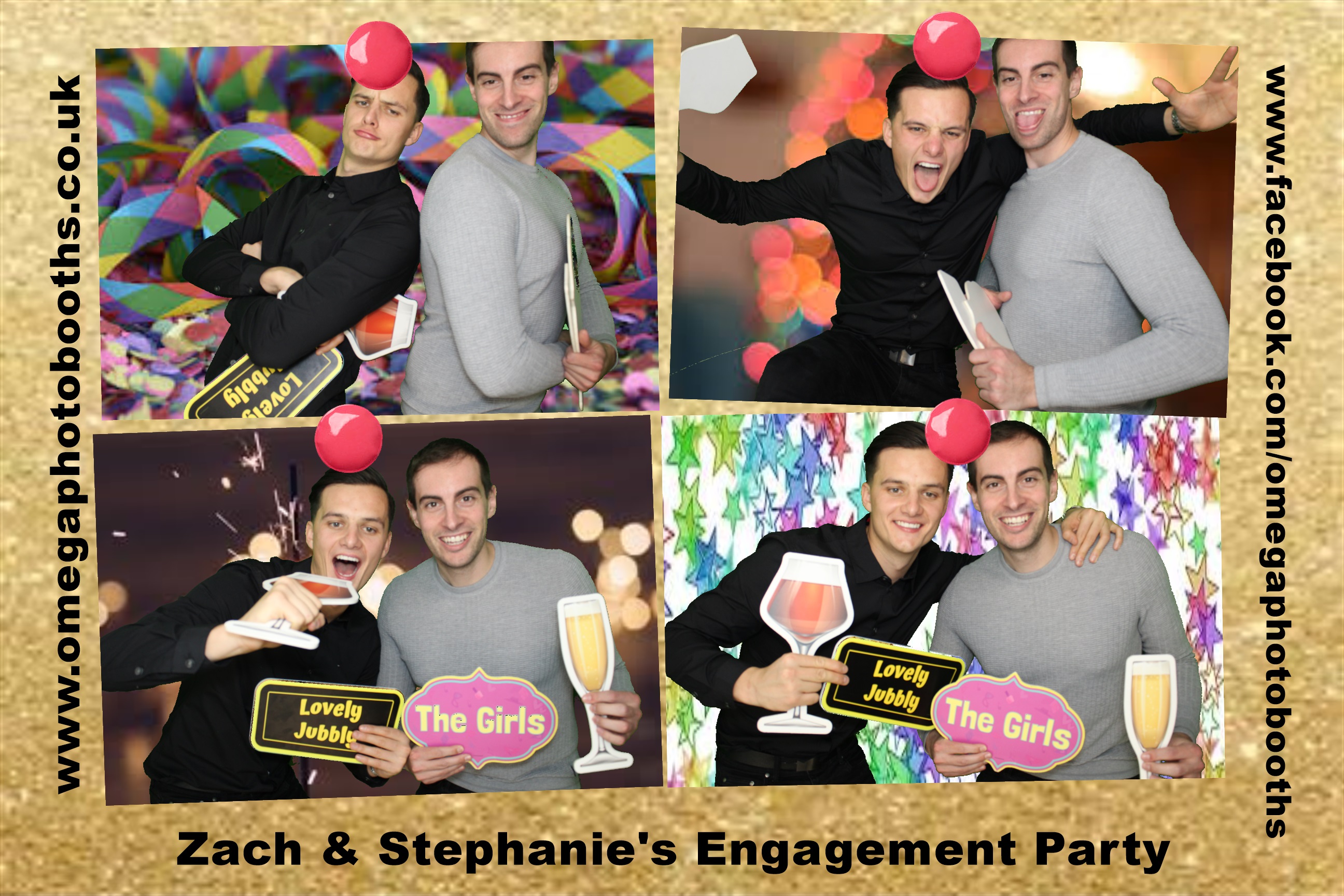Zach & Steph's Engagement Party | View more photos from the event at gallery.omegaphotobooths.co.uk/u/Omega-Photobooths/Zach-Stephs-Engagement-Party