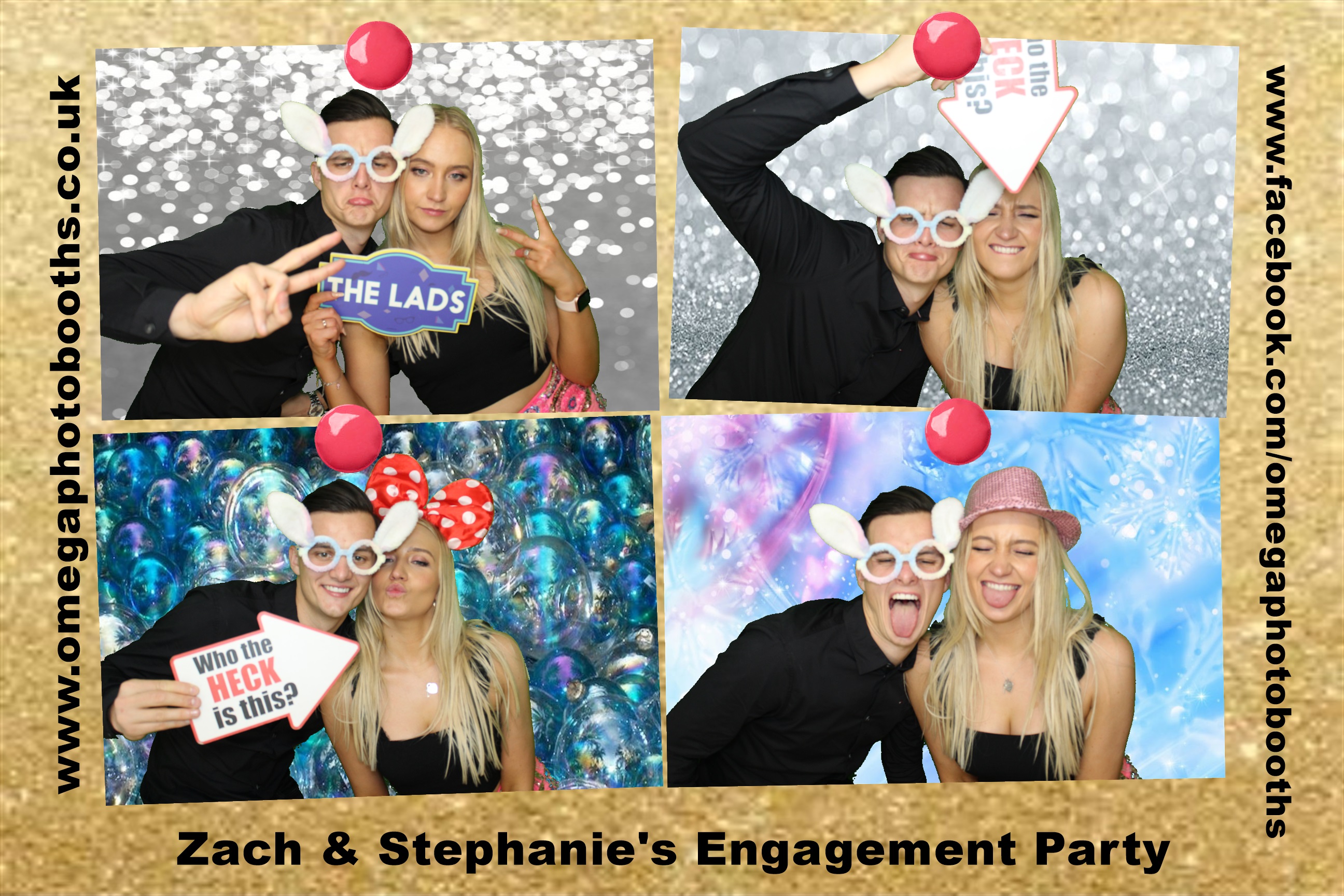 Zach & Steph's Engagement Party | View more photos from the event at gallery.omegaphotobooths.co.uk/u/Omega-Photobooths/Zach-Stephs-Engagement-Party