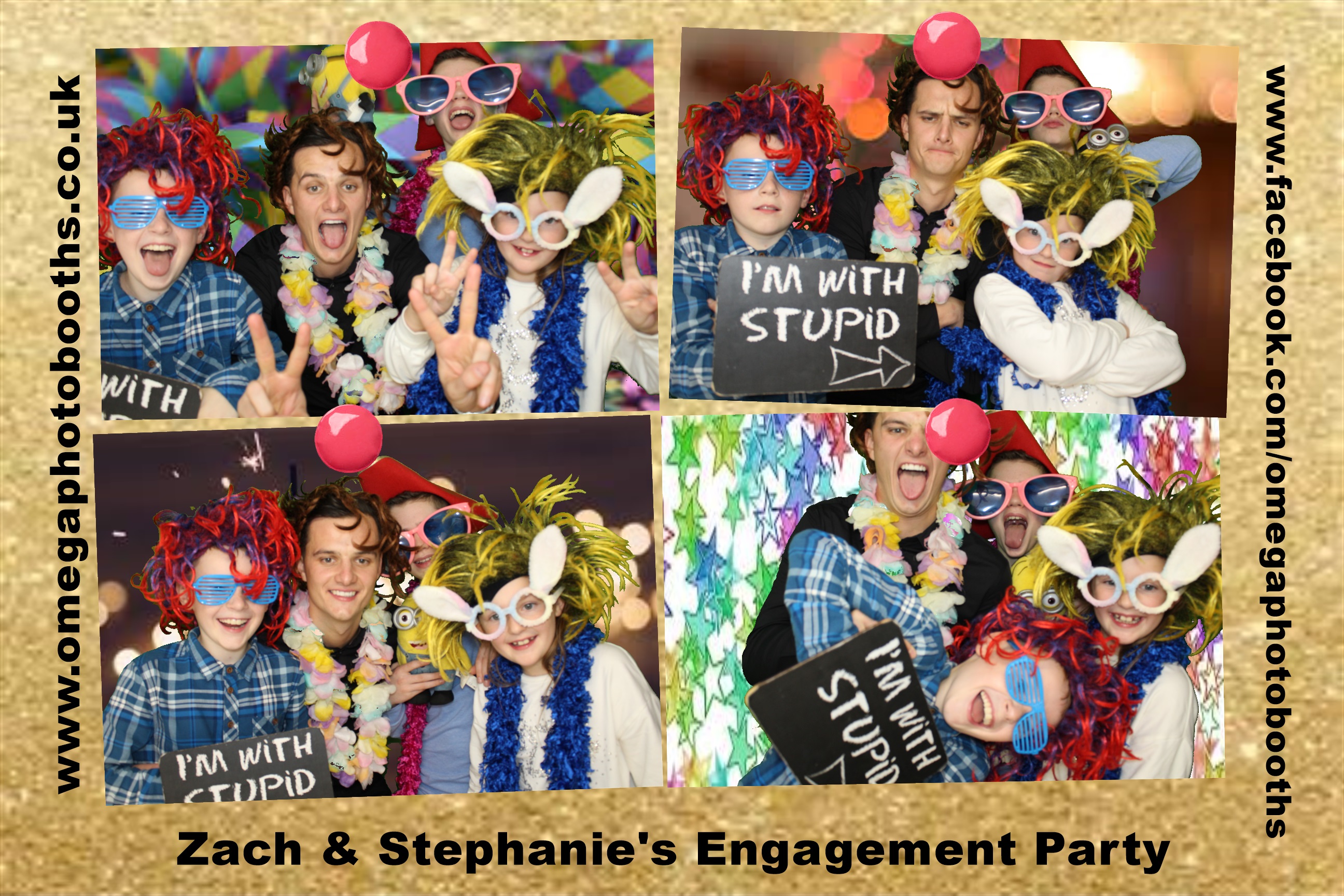 Zach & Steph's Engagement Party | View more photos from the event at gallery.omegaphotobooths.co.uk/u/Omega-Photobooths/Zach-Stephs-Engagement-Party