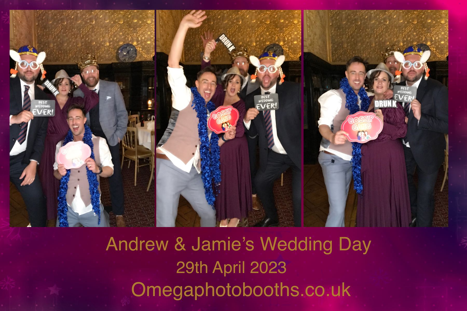 Andrew & Jamie's Wedding | View more photos from the event at gallery.omegaphotobooths.co.uk/u/Omega-Photobooths/Andrew-Jamies-Wedding