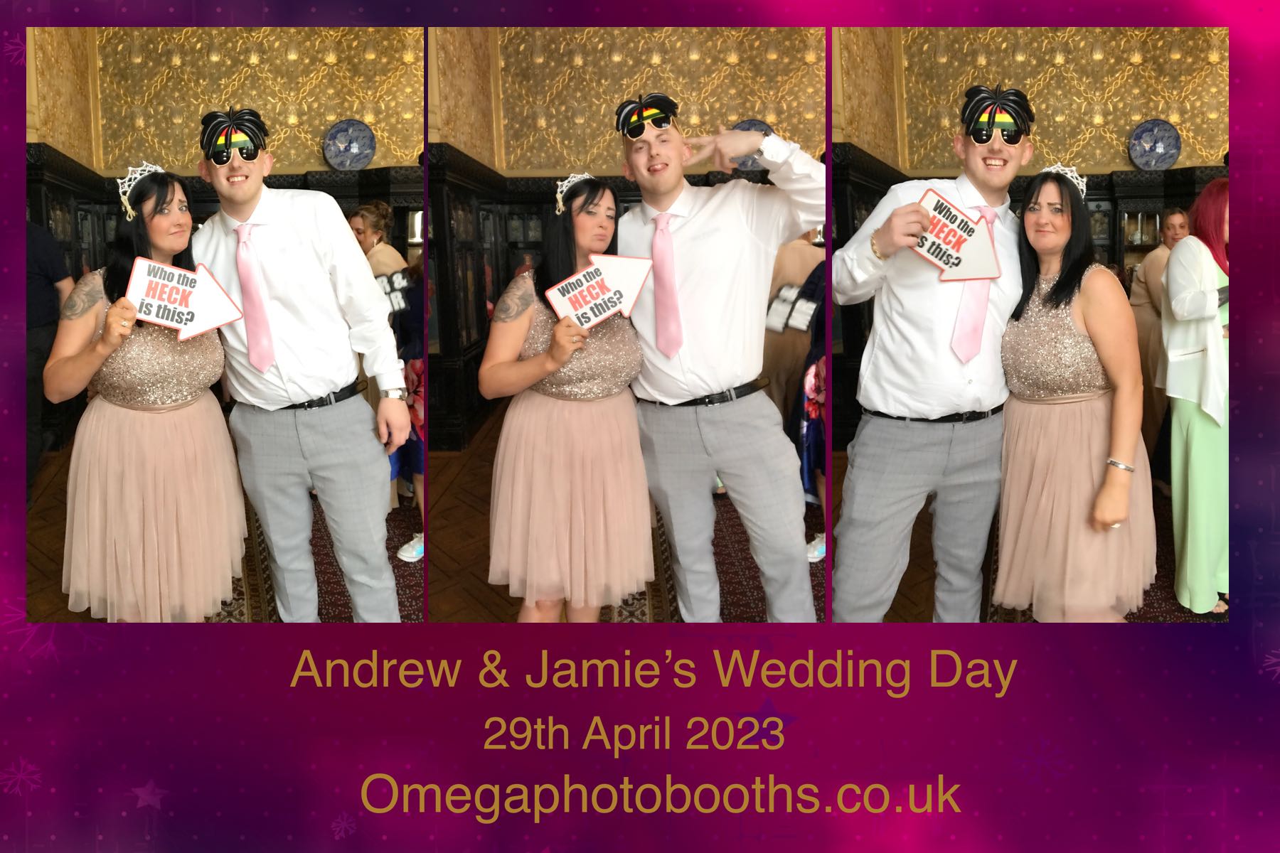 Andrew & Jamie's Wedding | View more photos from the event at gallery.omegaphotobooths.co.uk/u/Omega-Photobooths/Andrew-Jamies-Wedding