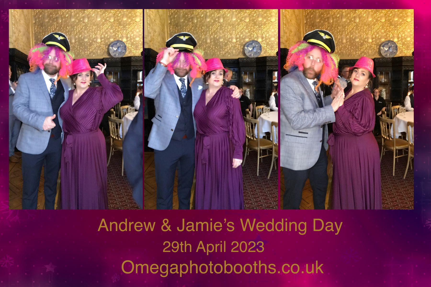 Andrew & Jamie's Wedding | View more photos from the event at gallery.omegaphotobooths.co.uk/u/Omega-Photobooths/Andrew-Jamies-Wedding