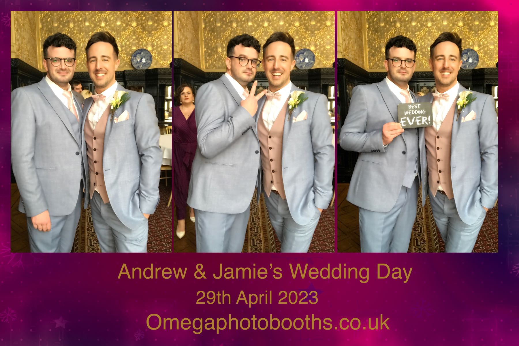 Andrew & Jamie's Wedding | View more photos from the event at gallery.omegaphotobooths.co.uk/u/Omega-Photobooths/Andrew-Jamies-Wedding