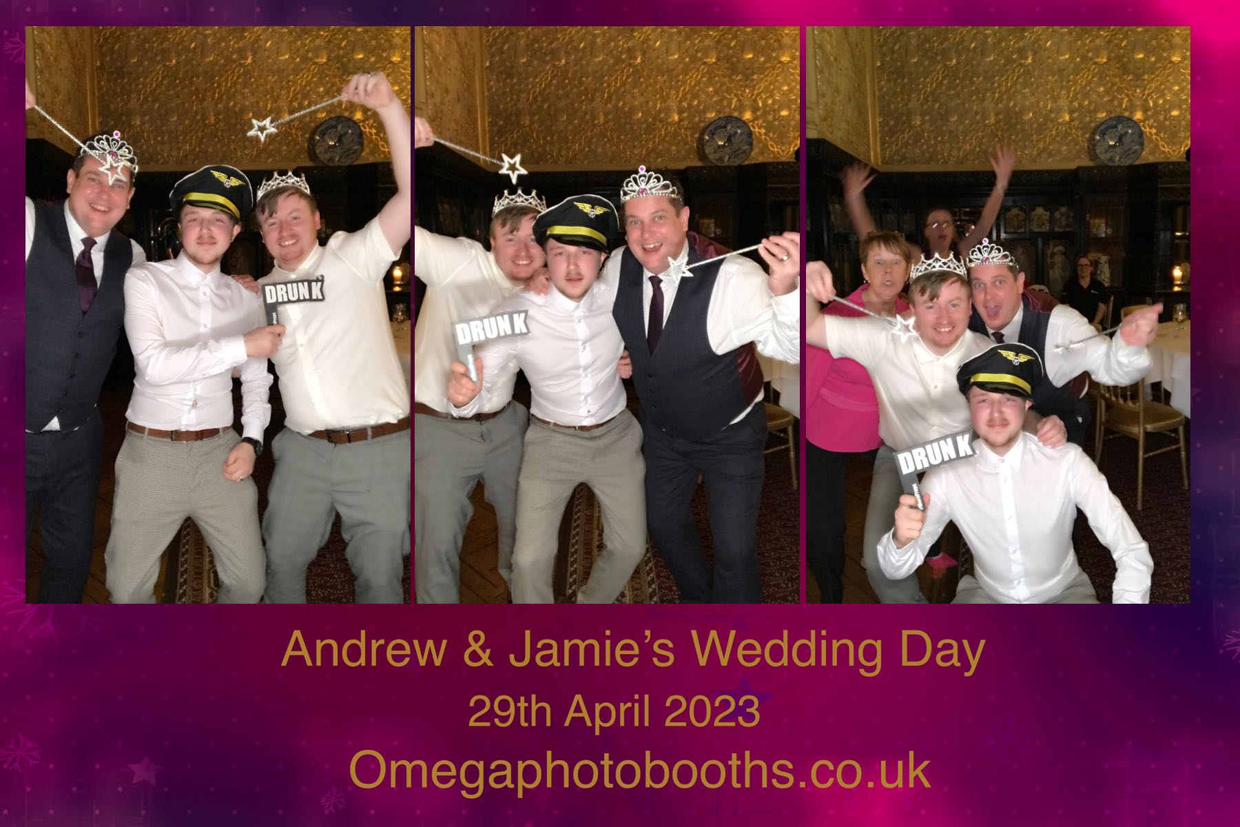 Andrew & Jamie's Wedding | View more photos from the event at gallery.omegaphotobooths.co.uk/u/Omega-Photobooths/Andrew-Jamies-Wedding