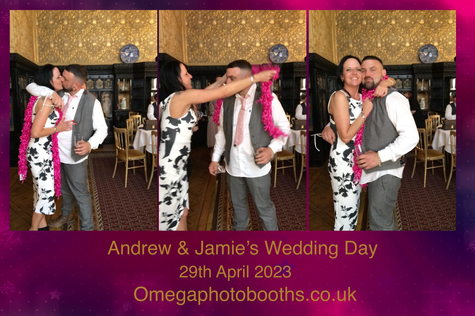 Andrew & Jamie's Wedding | View more photos from the event at gallery.omegaphotobooths.co.uk/u/Omega-Photobooths/Andrew-Jamies-Wedding