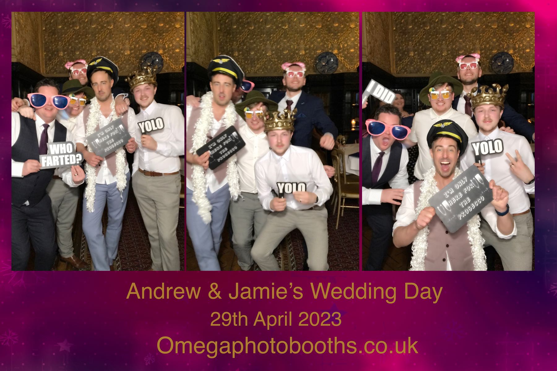 Andrew & Jamie's Wedding | View more photos from the event at gallery.omegaphotobooths.co.uk/u/Omega-Photobooths/Andrew-Jamies-Wedding