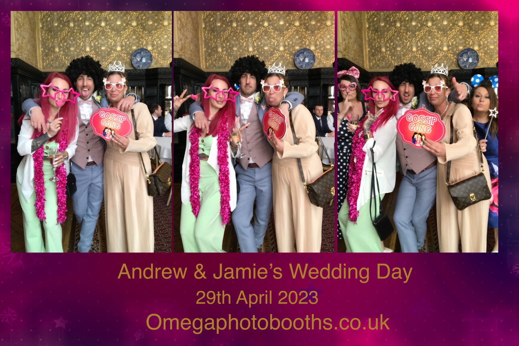 Andrew & Jamie's Wedding | View more photos from the event at gallery.omegaphotobooths.co.uk/u/Omega-Photobooths/Andrew-Jamies-Wedding