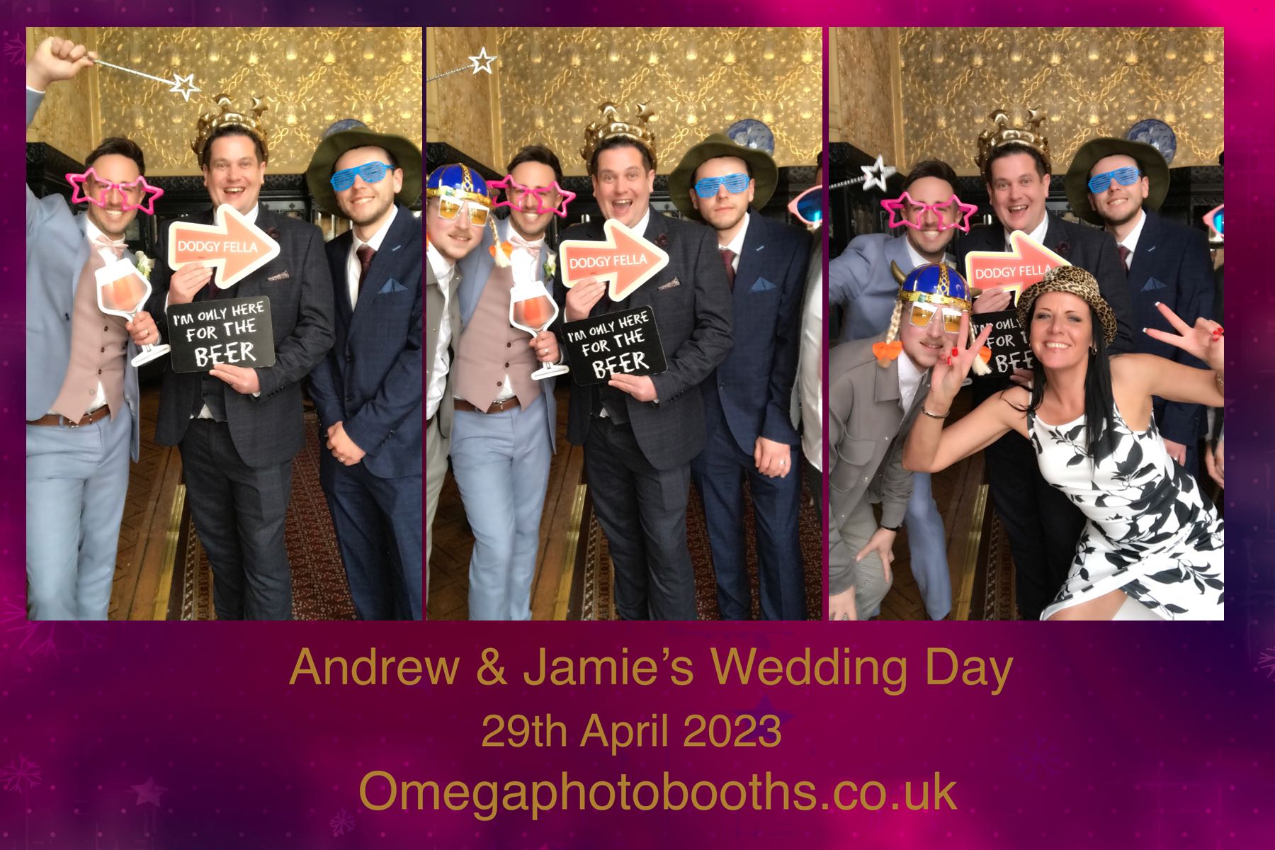 Andrew & Jamie's Wedding | View more photos from the event at gallery.omegaphotobooths.co.uk/u/Omega-Photobooths/Andrew-Jamies-Wedding