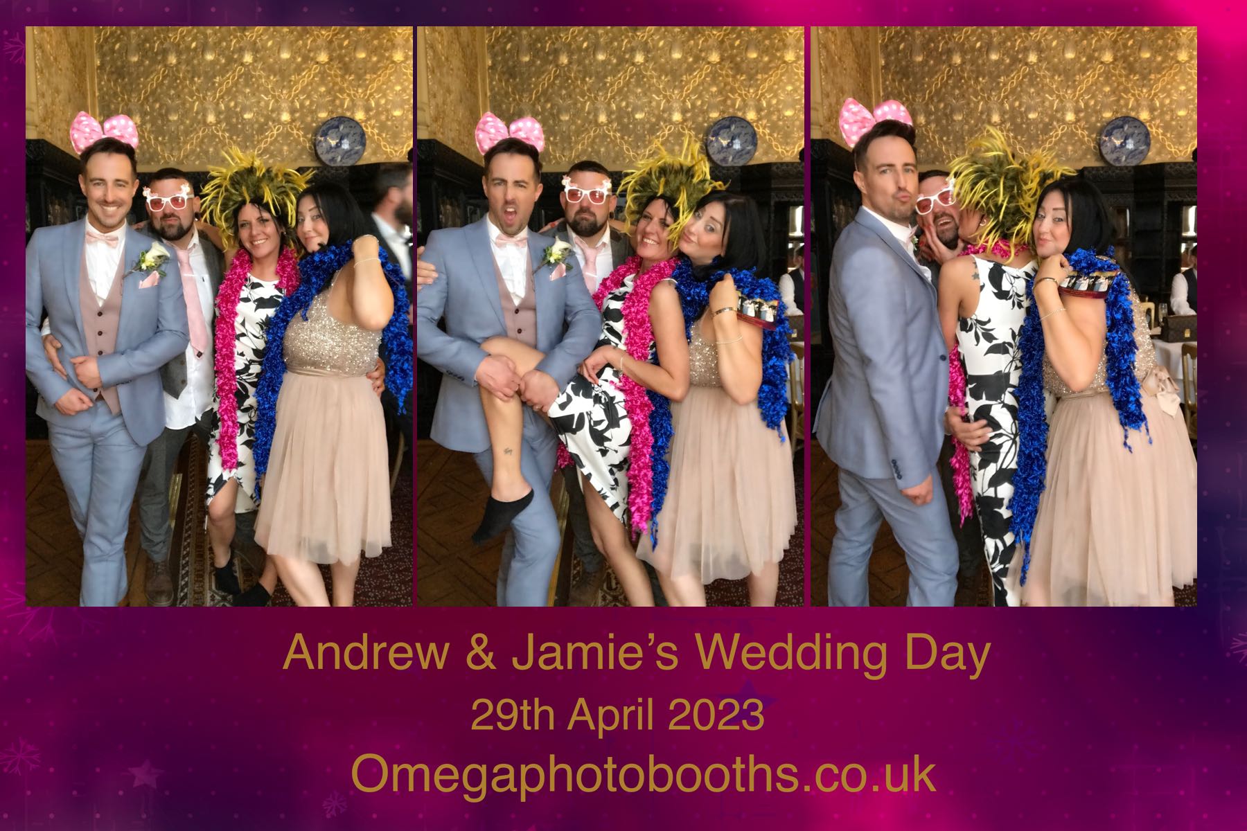 Andrew & Jamie's Wedding | View more photos from the event at gallery.omegaphotobooths.co.uk/u/Omega-Photobooths/Andrew-Jamies-Wedding