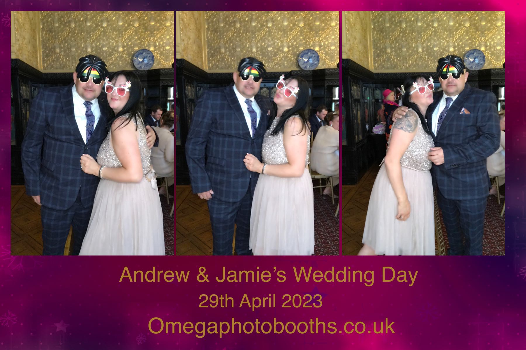 Andrew & Jamie's Wedding | View more photos from the event at gallery.omegaphotobooths.co.uk/u/Omega-Photobooths/Andrew-Jamies-Wedding