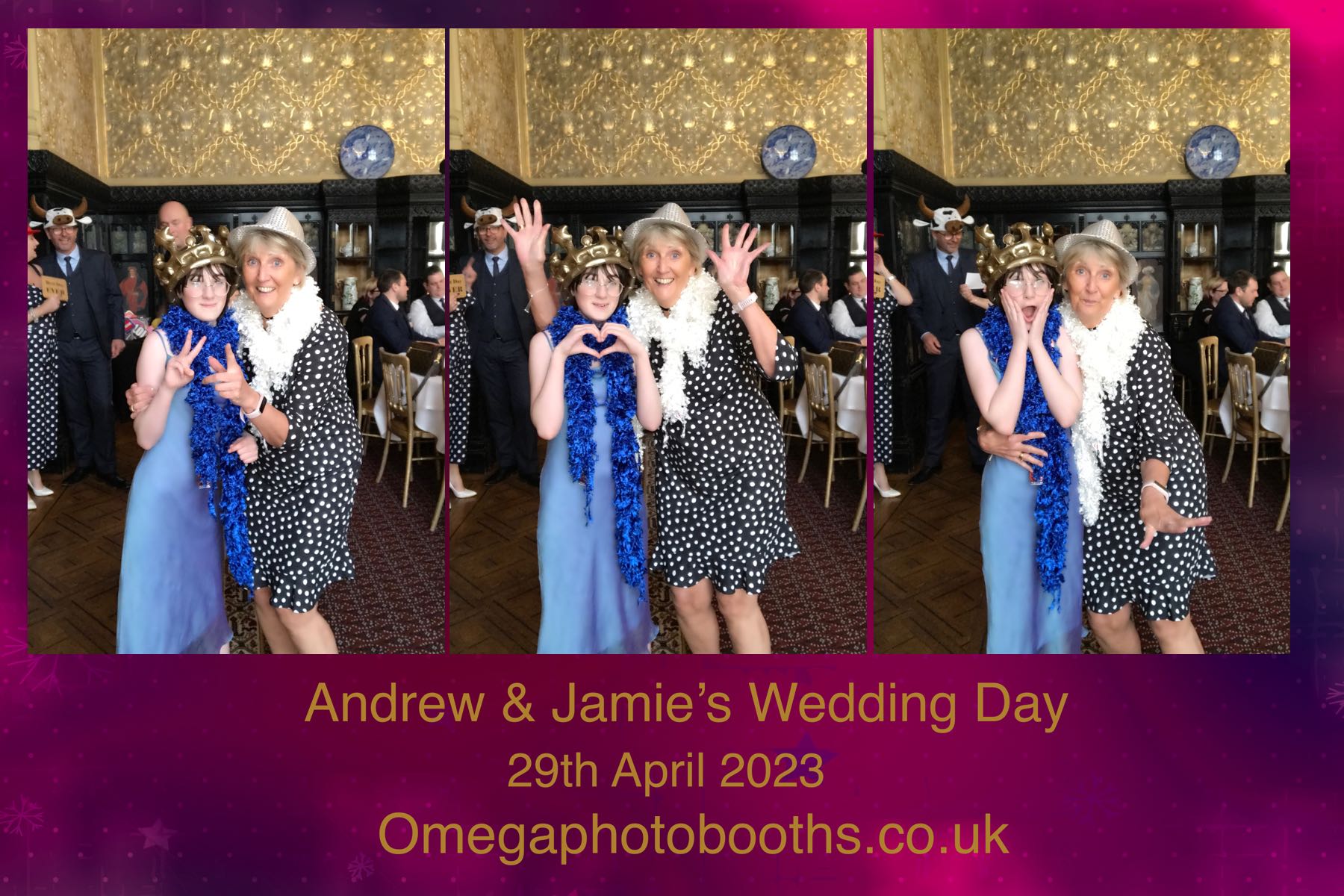 Andrew & Jamie's Wedding | View more photos from the event at gallery.omegaphotobooths.co.uk/u/Omega-Photobooths/Andrew-Jamies-Wedding