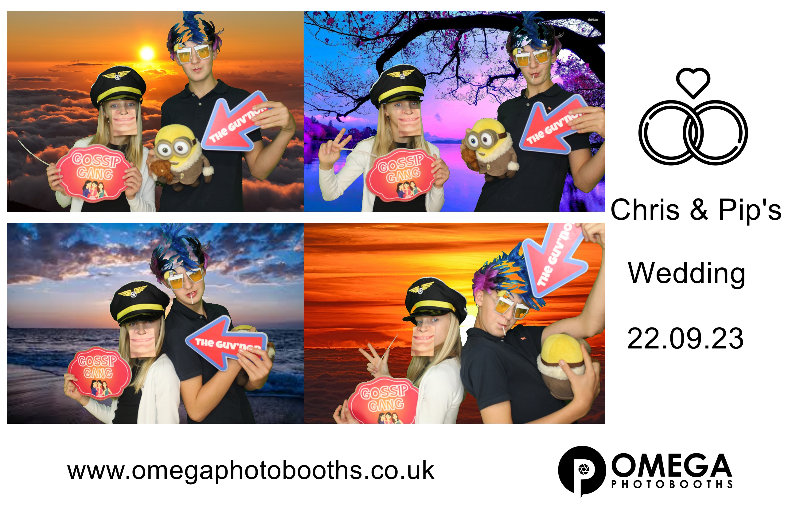 Chris & Pip's Wedding | View more photos from the event at gallery.omegaphotobooths.co.uk/u/Omega-Photobooths/Chris-Pips-Wedding