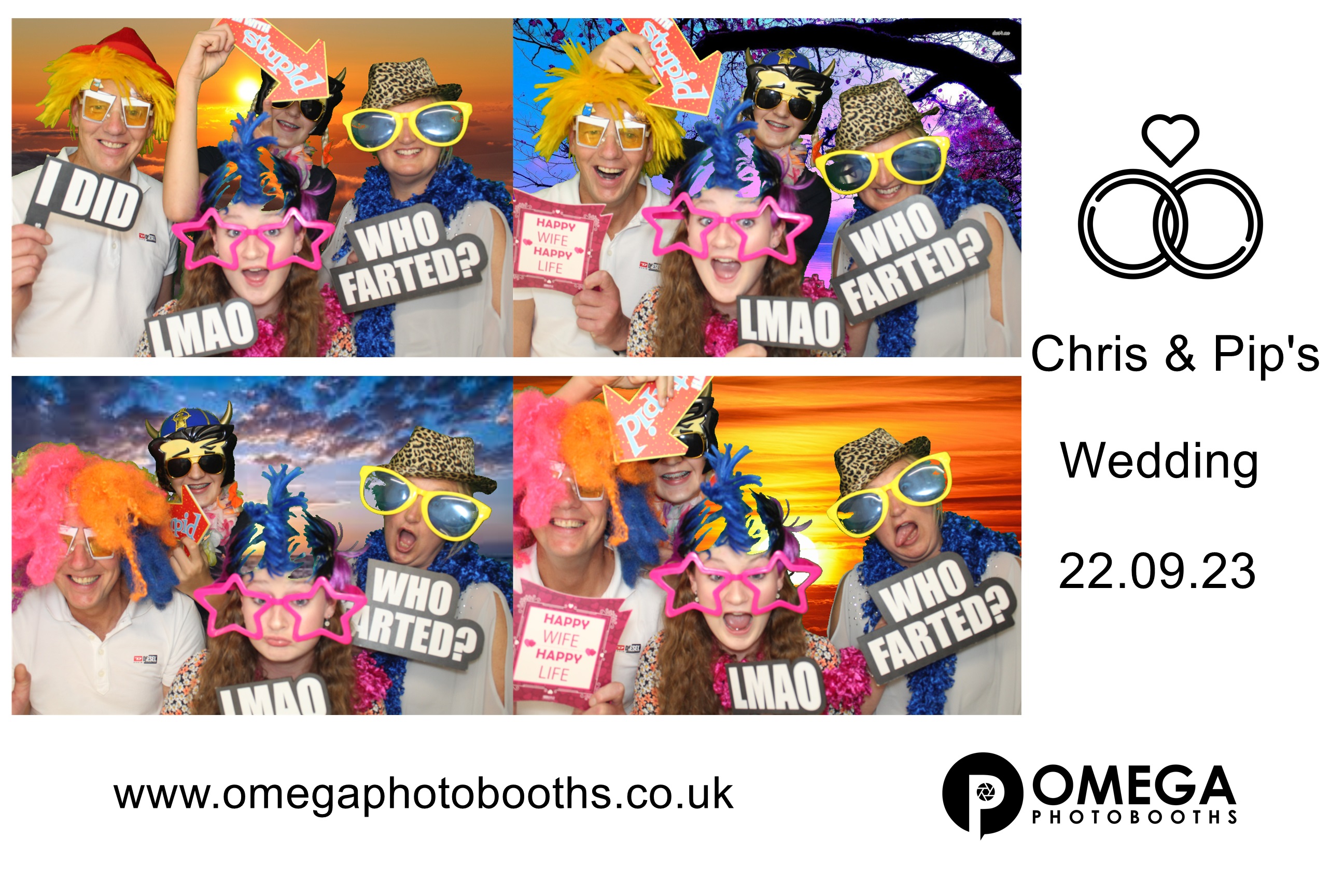 Chris & Pip's Wedding | View more photos from the event at gallery.omegaphotobooths.co.uk/u/Omega-Photobooths/Chris-Pips-Wedding