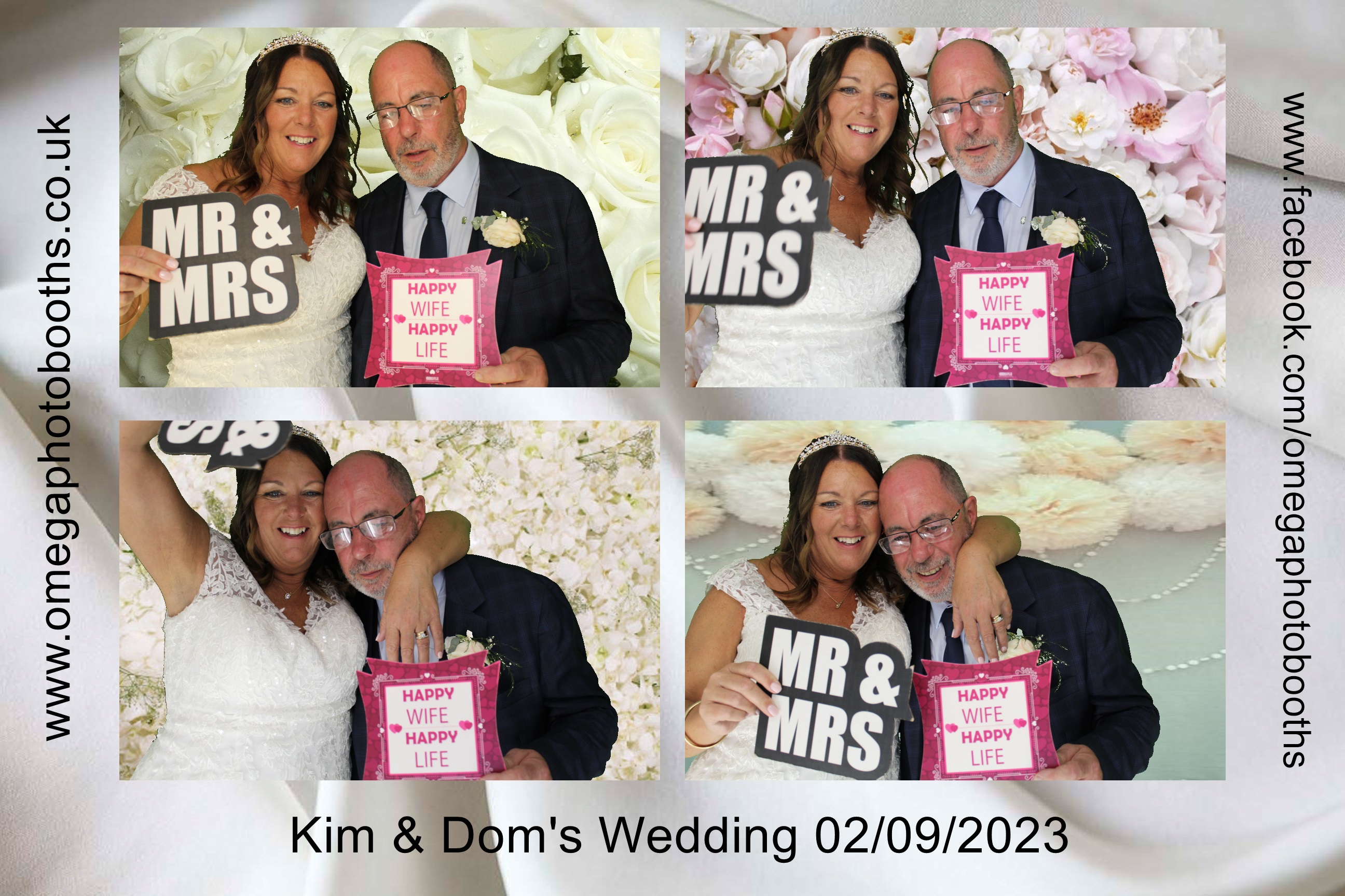 Kim & Dom's Wedding | View more photos from the event at gallery.omegaphotobooths.co.uk/u/Omega-Photobooths/Kim-Doms-Wedding
