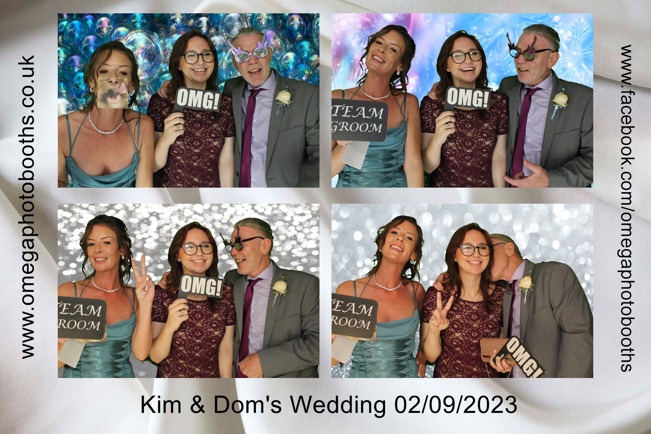 Kim & Dom's Wedding | View more photos from the event at gallery.omegaphotobooths.co.uk/u/Omega-Photobooths/Kim-Doms-Wedding
