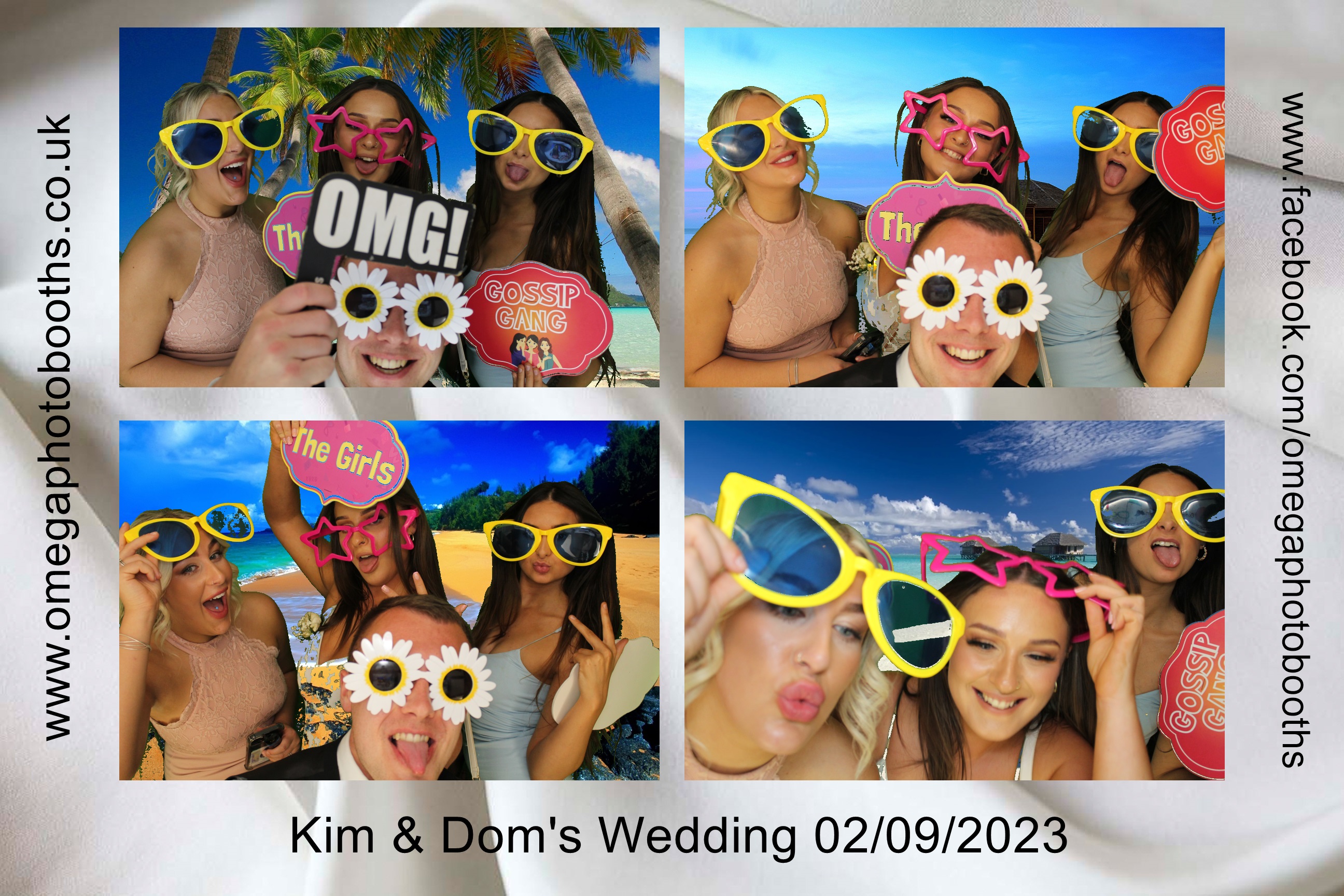 Kim & Dom's Wedding | View more photos from the event at gallery.omegaphotobooths.co.uk/u/Omega-Photobooths/Kim-Doms-Wedding