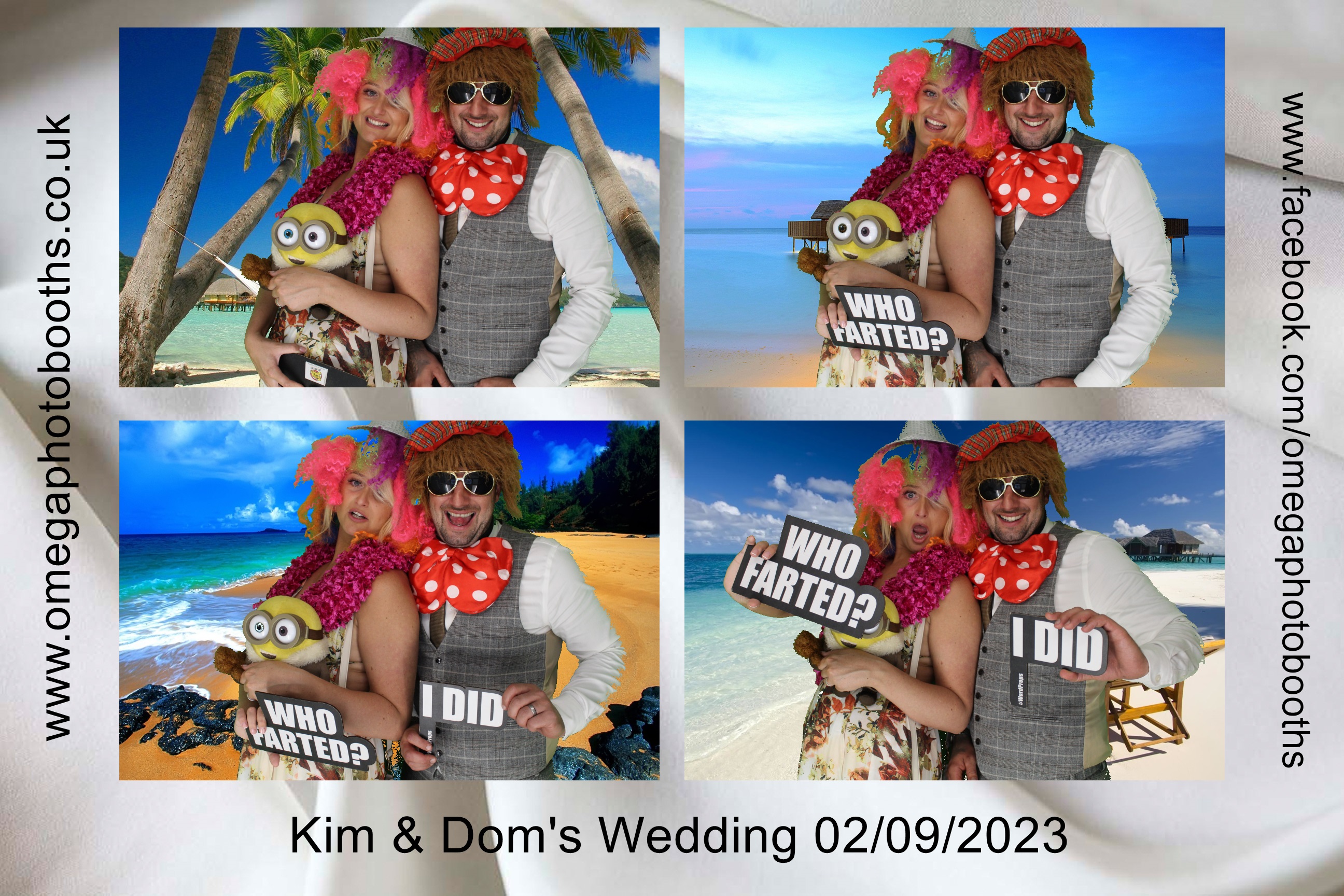 Kim & Dom's Wedding | View more photos from the event at gallery.omegaphotobooths.co.uk/u/Omega-Photobooths/Kim-Doms-Wedding
