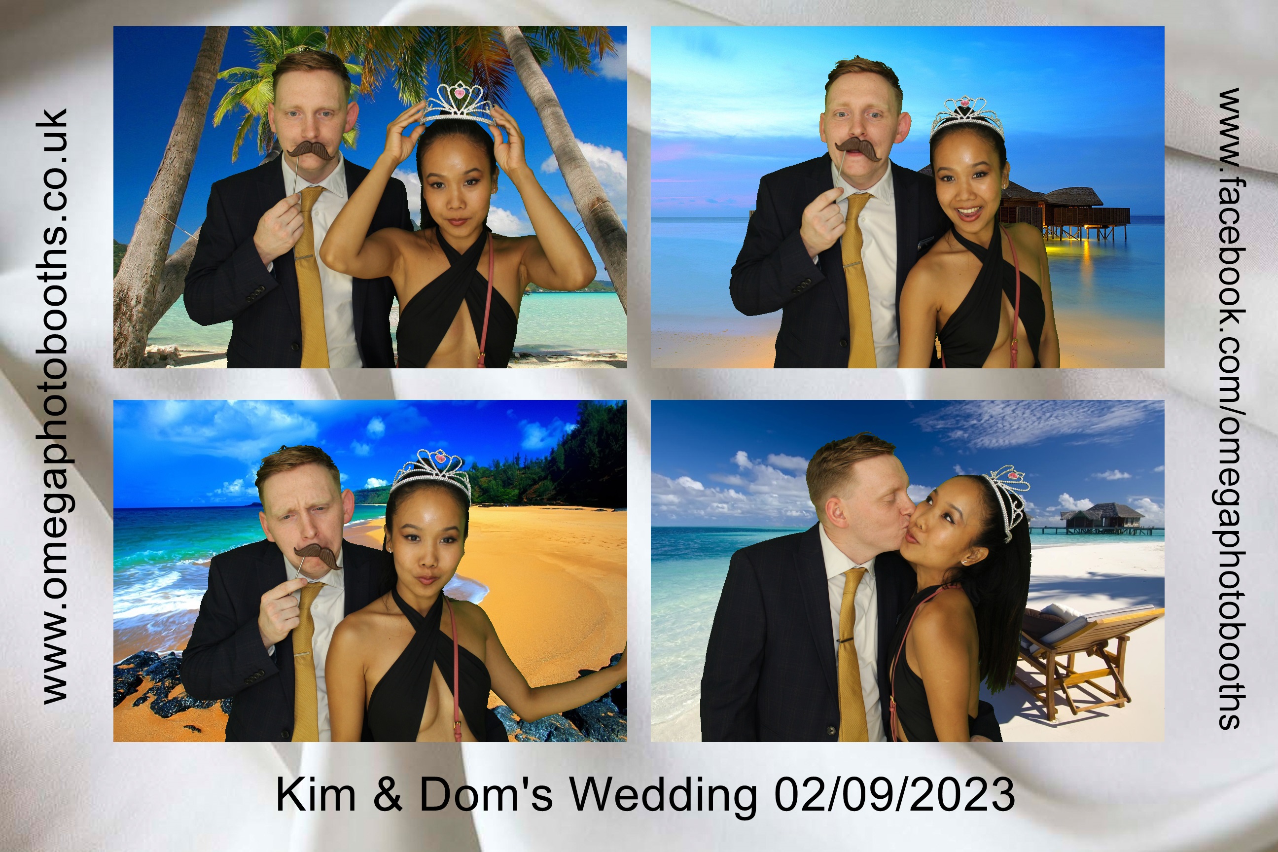Kim & Dom's Wedding | View more photos from the event at gallery.omegaphotobooths.co.uk/u/Omega-Photobooths/Kim-Doms-Wedding