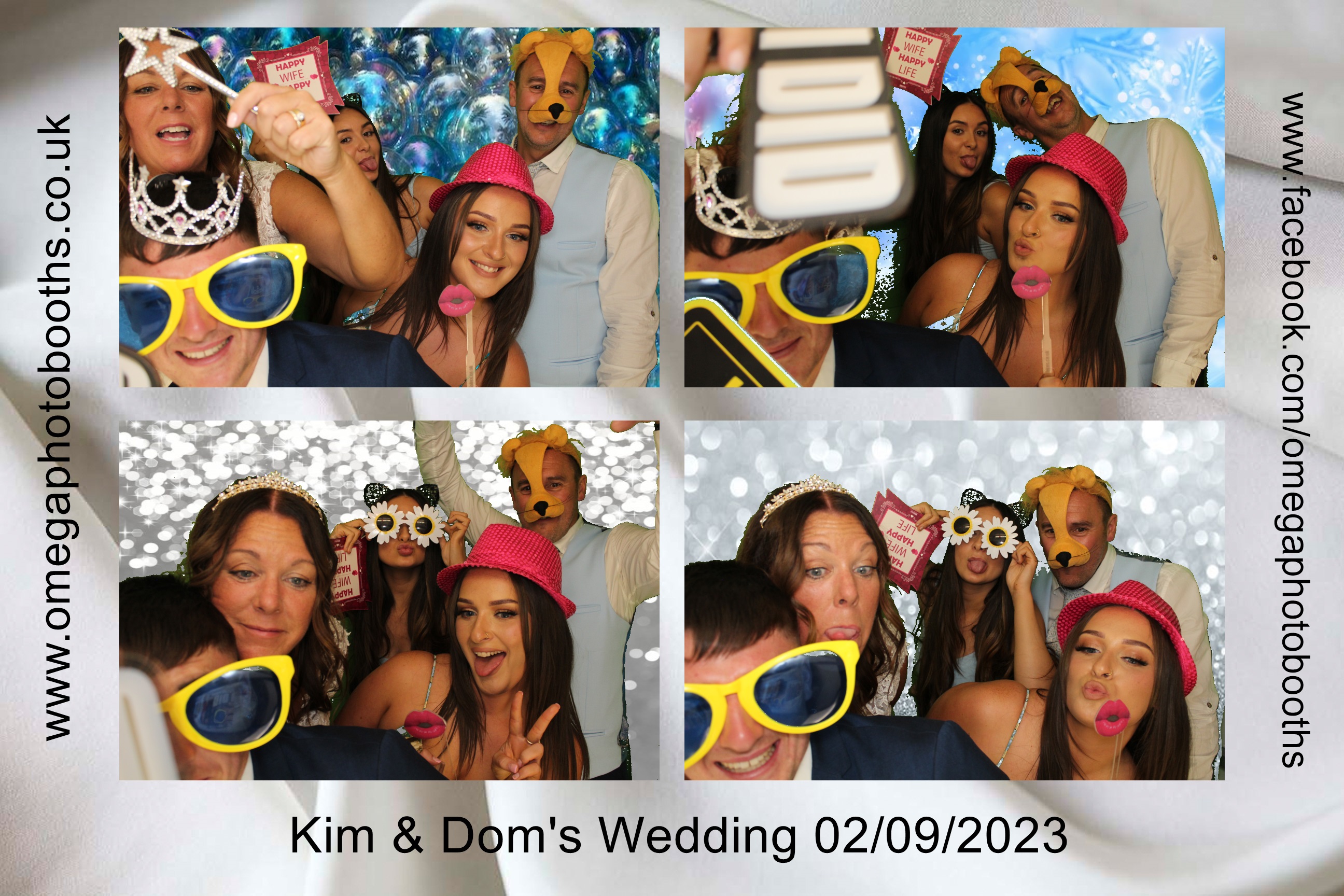 Kim & Dom's Wedding | View more photos from the event at gallery.omegaphotobooths.co.uk/u/Omega-Photobooths/Kim-Doms-Wedding