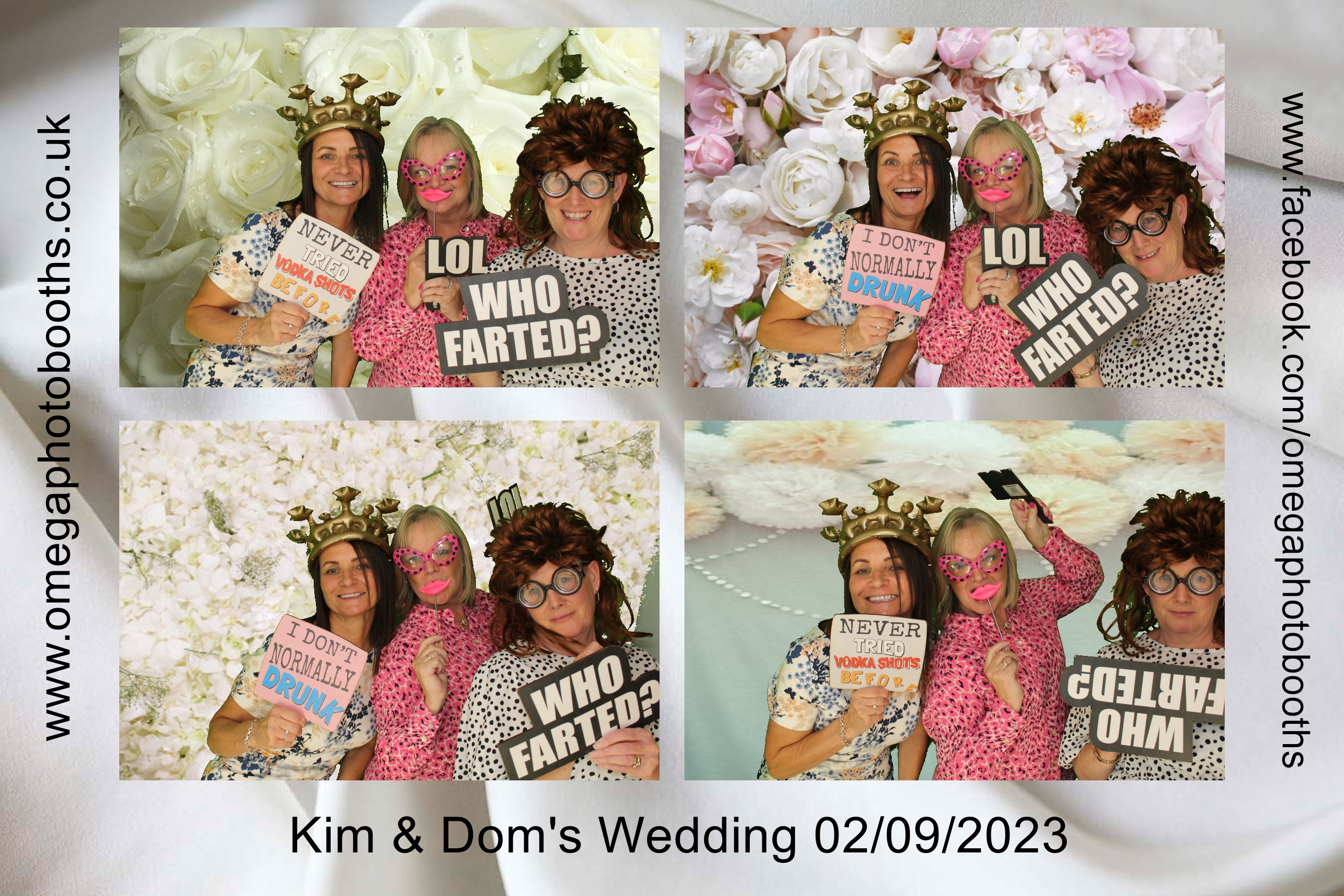 Kim & Dom's Wedding | View more photos from the event at gallery.omegaphotobooths.co.uk/u/Omega-Photobooths/Kim-Doms-Wedding
