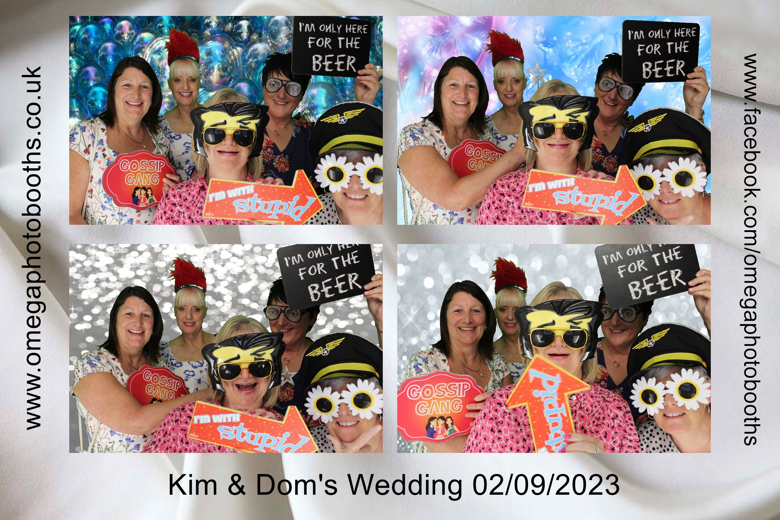 Kim & Dom's Wedding | View more photos from the event at gallery.omegaphotobooths.co.uk/u/Omega-Photobooths/Kim-Doms-Wedding
