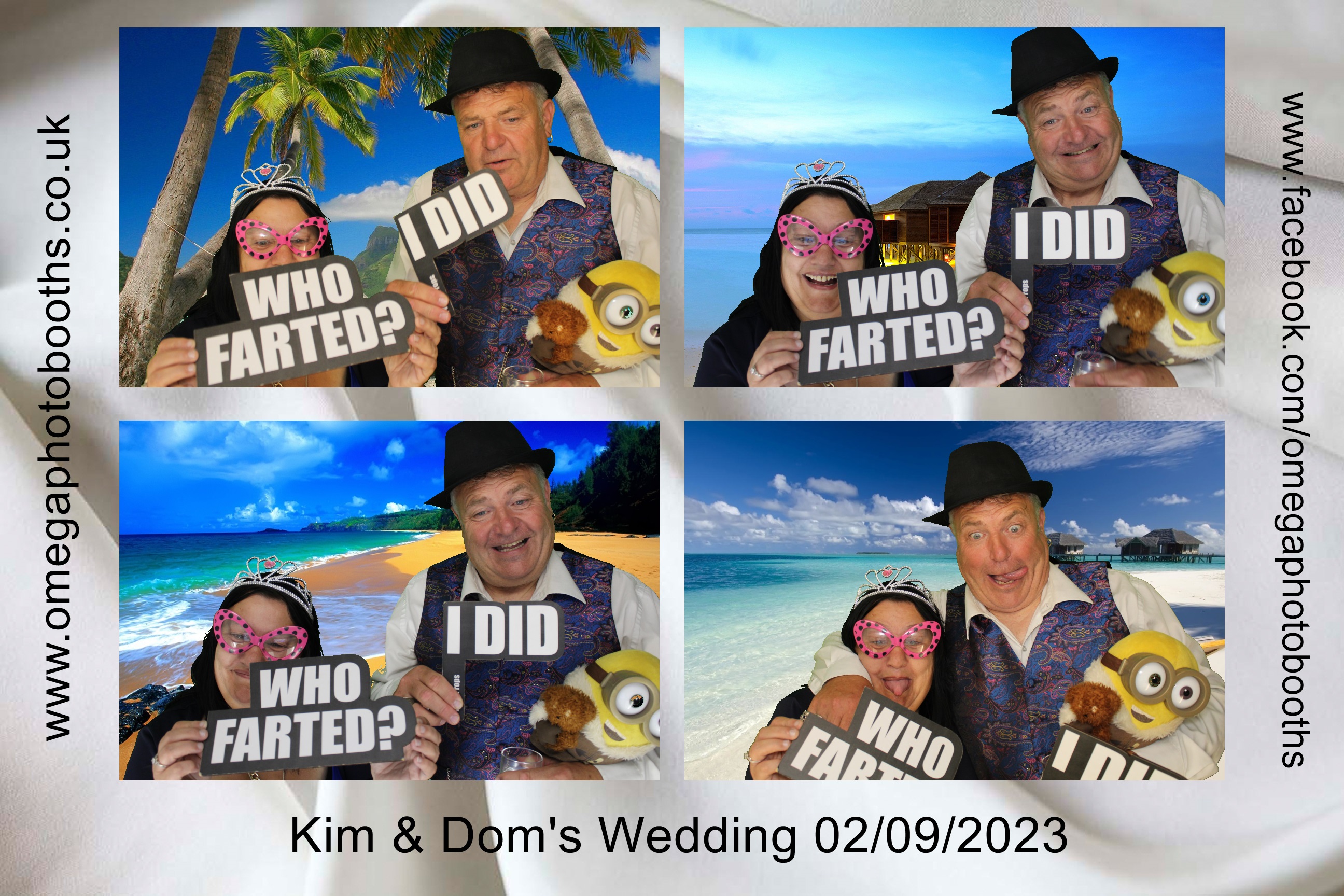 Kim & Dom's Wedding | View more photos from the event at gallery.omegaphotobooths.co.uk/u/Omega-Photobooths/Kim-Doms-Wedding
