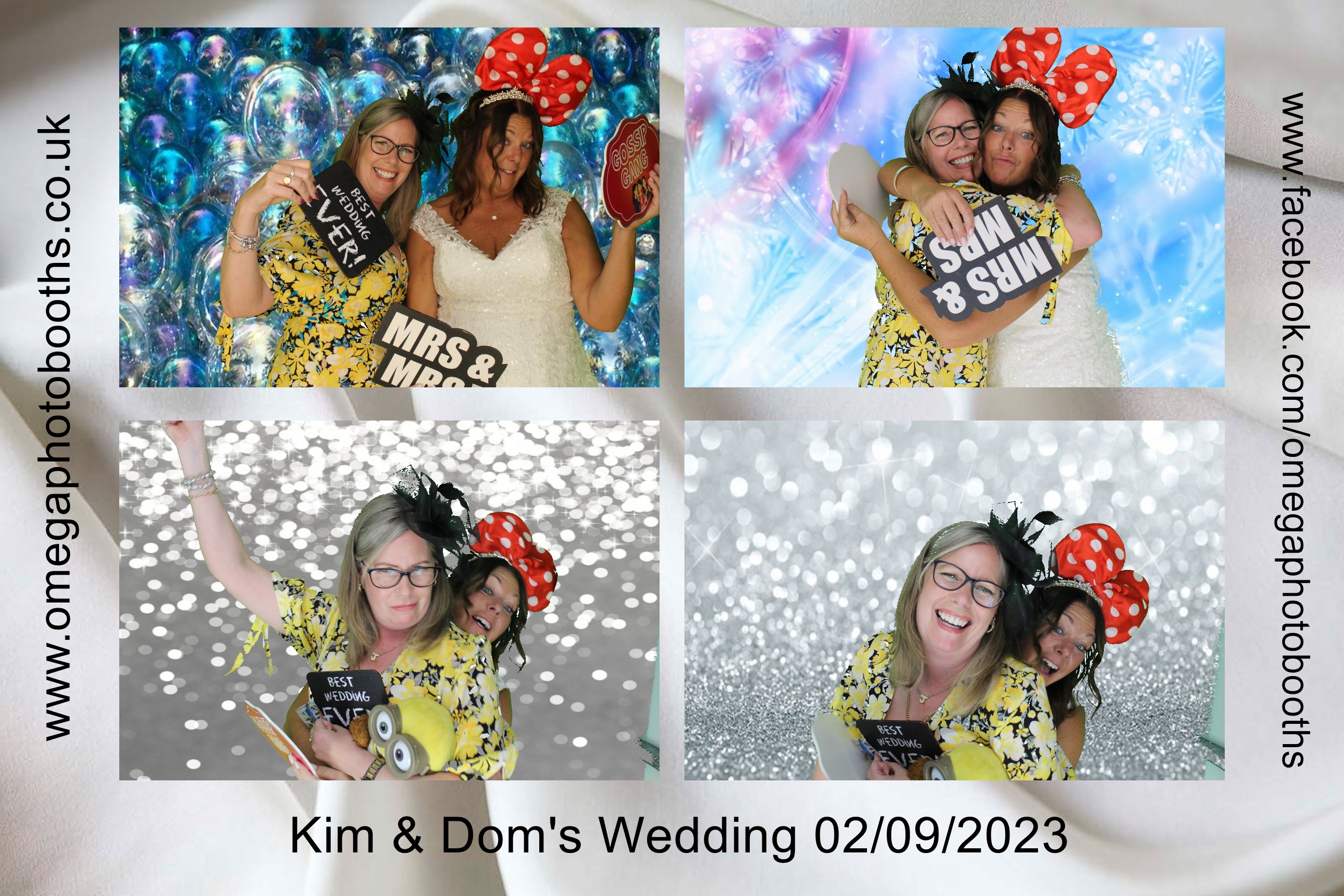 Kim & Dom's Wedding | View more photos from the event at gallery.omegaphotobooths.co.uk/u/Omega-Photobooths/Kim-Doms-Wedding