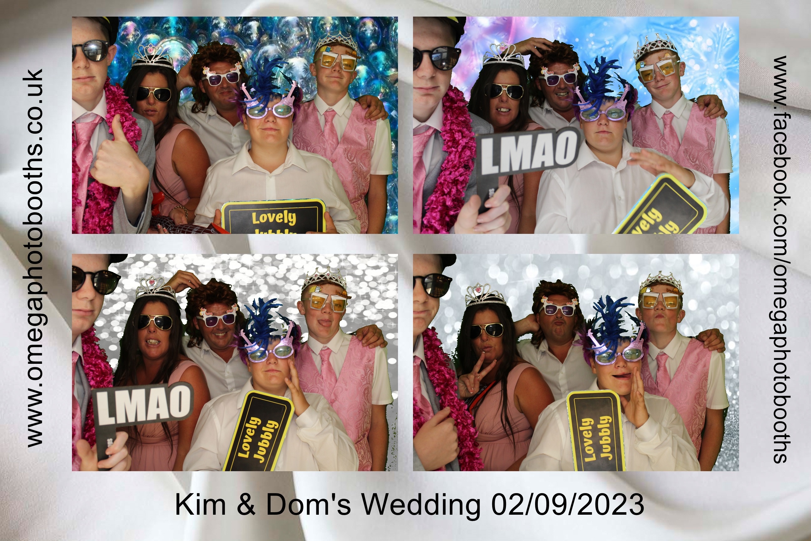 Kim & Dom's Wedding | View more photos from the event at gallery.omegaphotobooths.co.uk/u/Omega-Photobooths/Kim-Doms-Wedding