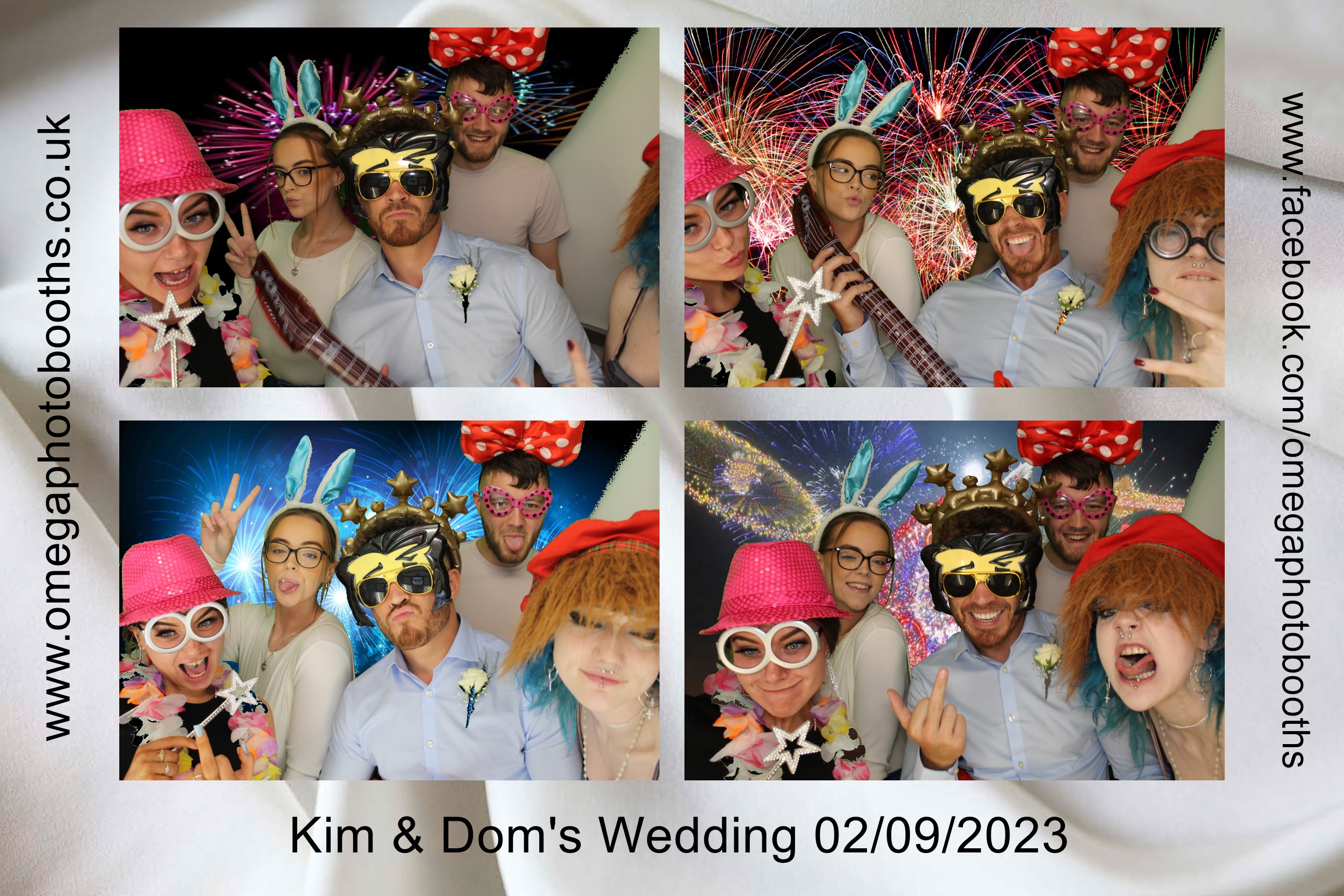 Kim & Dom's Wedding | View more photos from the event at gallery.omegaphotobooths.co.uk/u/Omega-Photobooths/Kim-Doms-Wedding