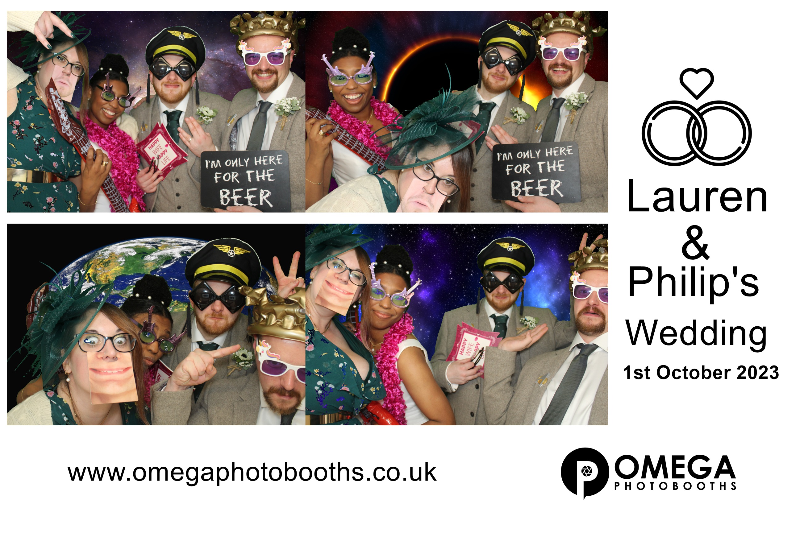 Lauren & Philip's Wedding | View more photos from the event at gallery.omegaphotobooths.co.uk/u/Omega-Photobooths/Lauren-Philips-Wedding