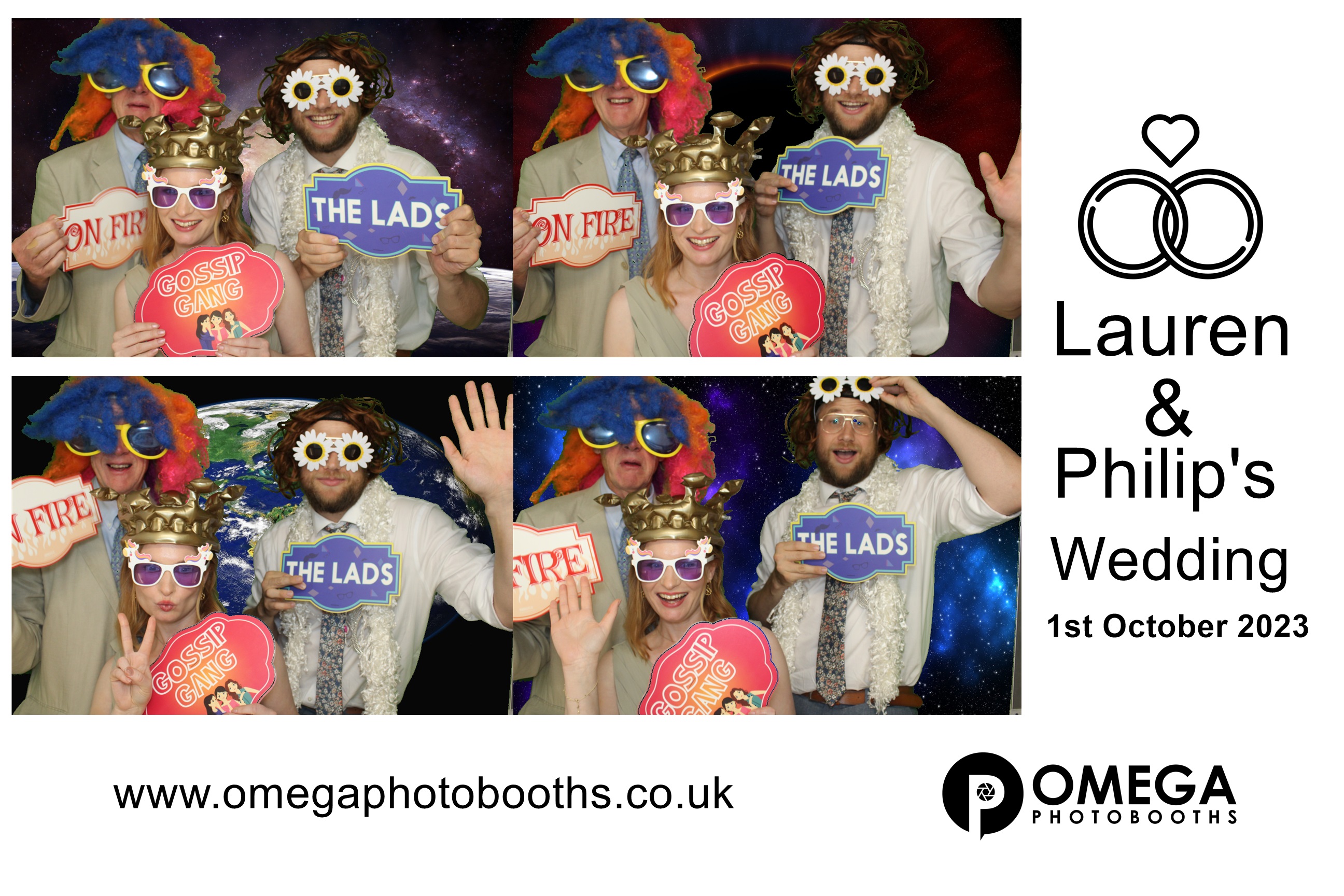 Lauren & Philip's Wedding | View more photos from the event at gallery.omegaphotobooths.co.uk/u/Omega-Photobooths/Lauren-Philips-Wedding