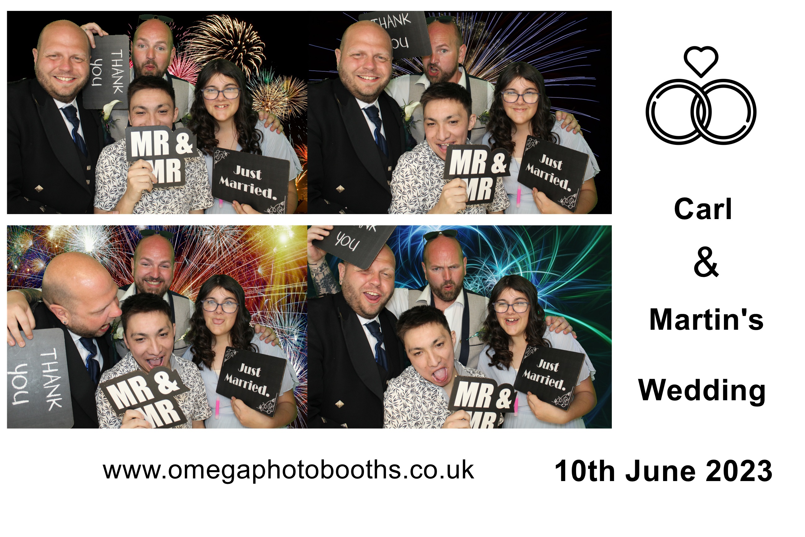 Martin & Carl's Wedding | View more photos from the event at gallery.omegaphotobooths.co.uk/u/Omega-Photobooths/Martin-Carls-Wedding