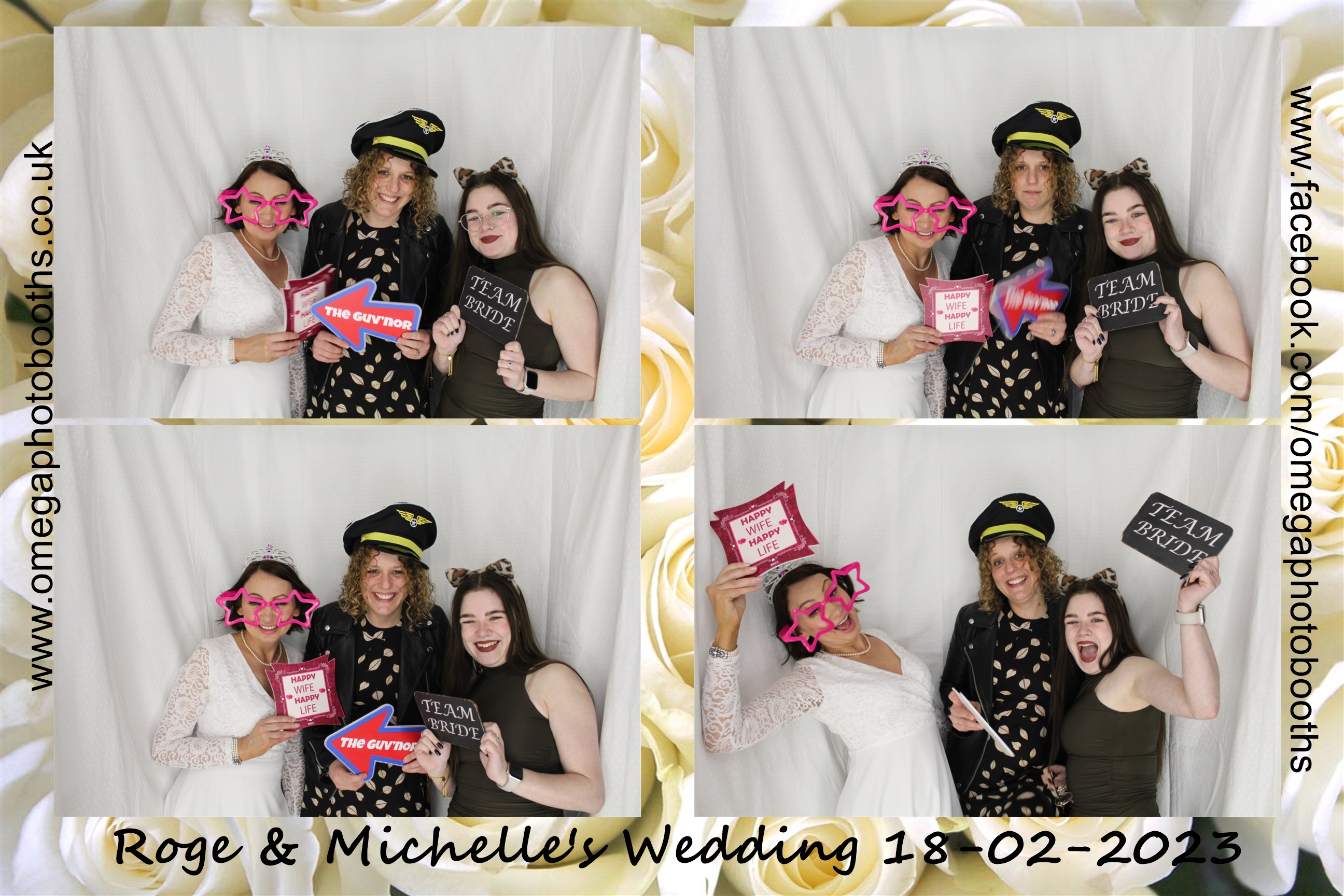 Michelle and Roger's Wedding | View more photos from the event at gallery.omegaphotobooths.co.uk/u/Omega-Photobooths/Michelle-and-Rogers-Wedding