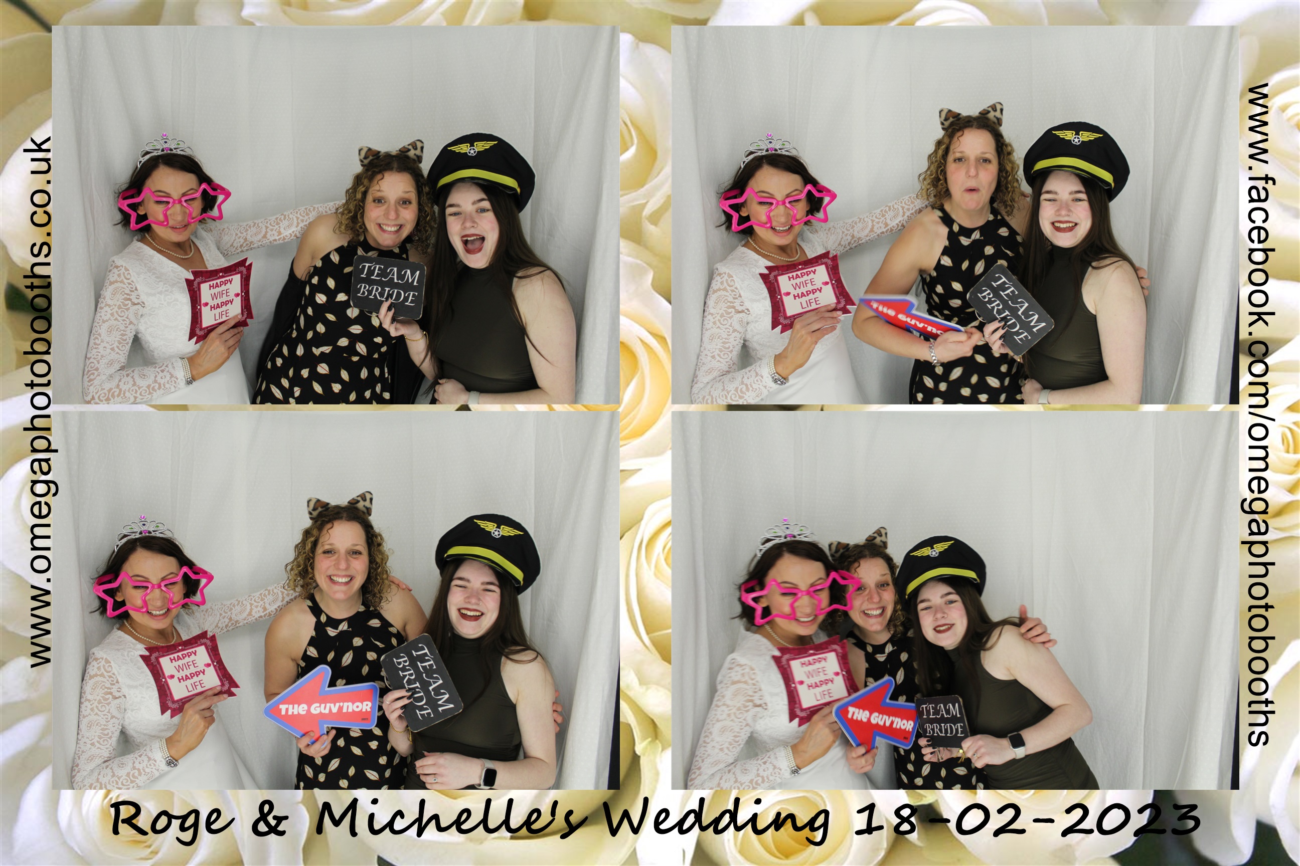 Michelle and Roger's Wedding | View more photos from the event at gallery.omegaphotobooths.co.uk/u/Omega-Photobooths/Michelle-and-Rogers-Wedding