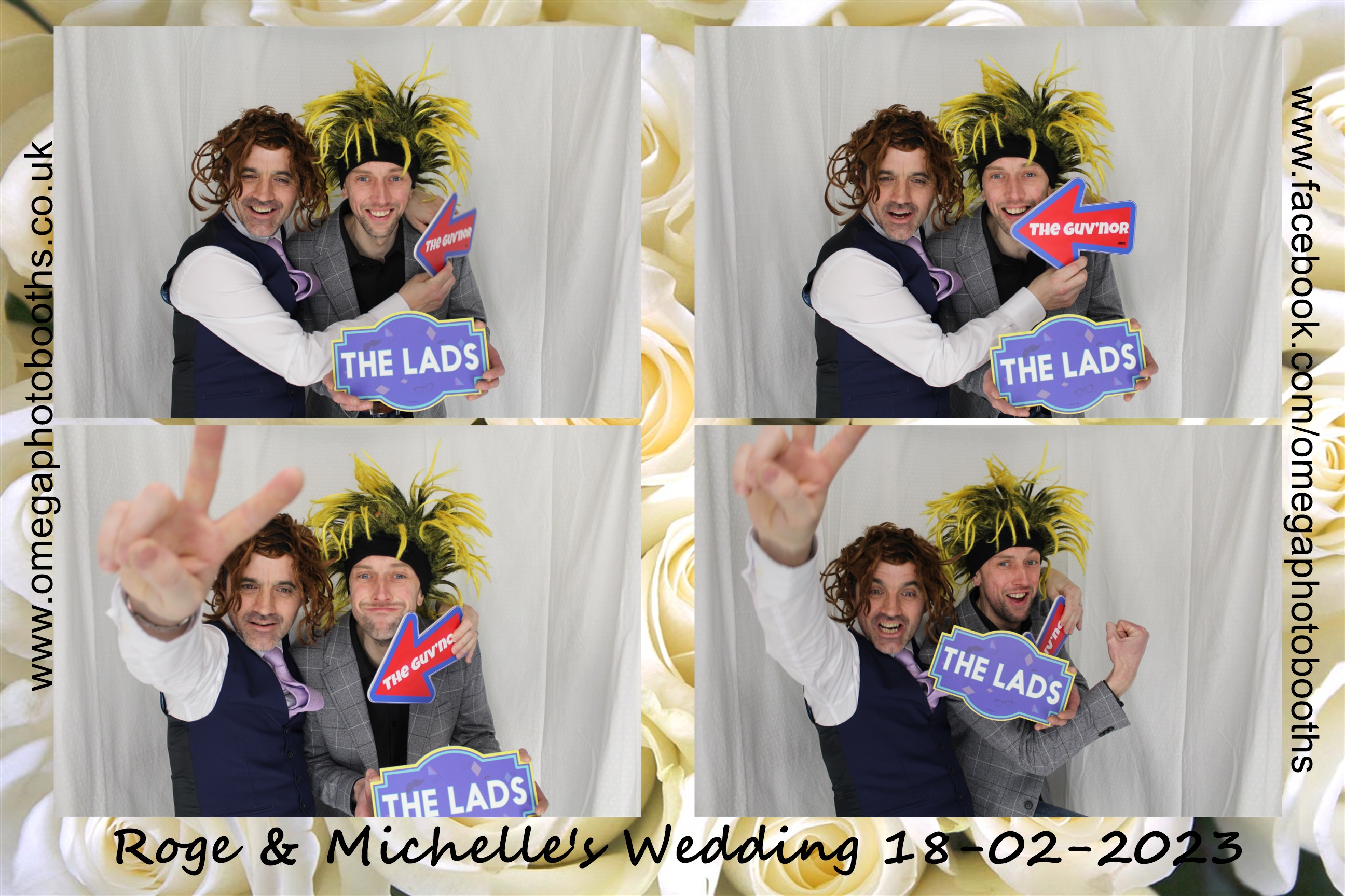 Michelle and Roger's Wedding | View more photos from the event at gallery.omegaphotobooths.co.uk/u/Omega-Photobooths/Michelle-and-Rogers-Wedding