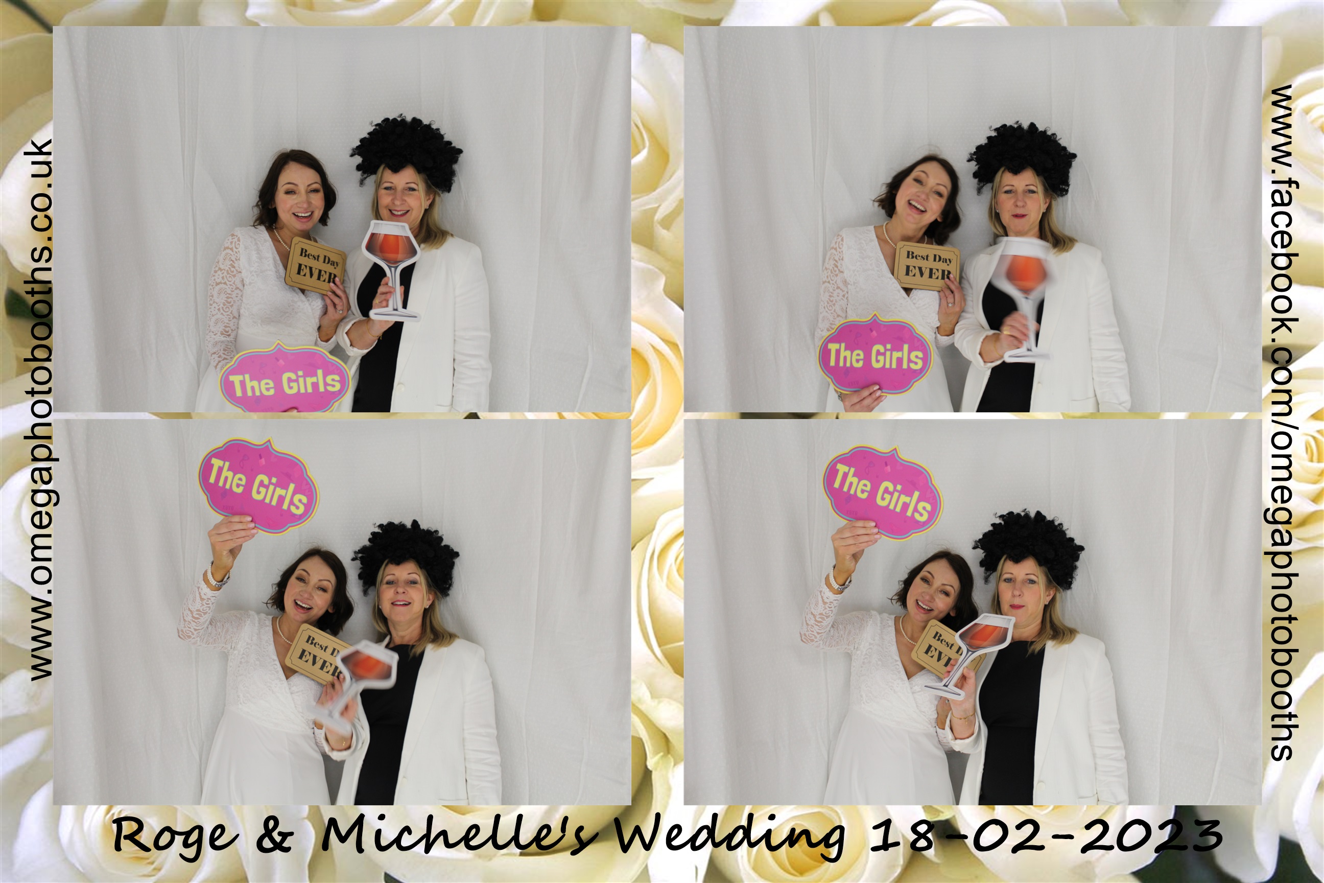 Michelle and Roger's Wedding | View more photos from the event at gallery.omegaphotobooths.co.uk/u/Omega-Photobooths/Michelle-and-Rogers-Wedding