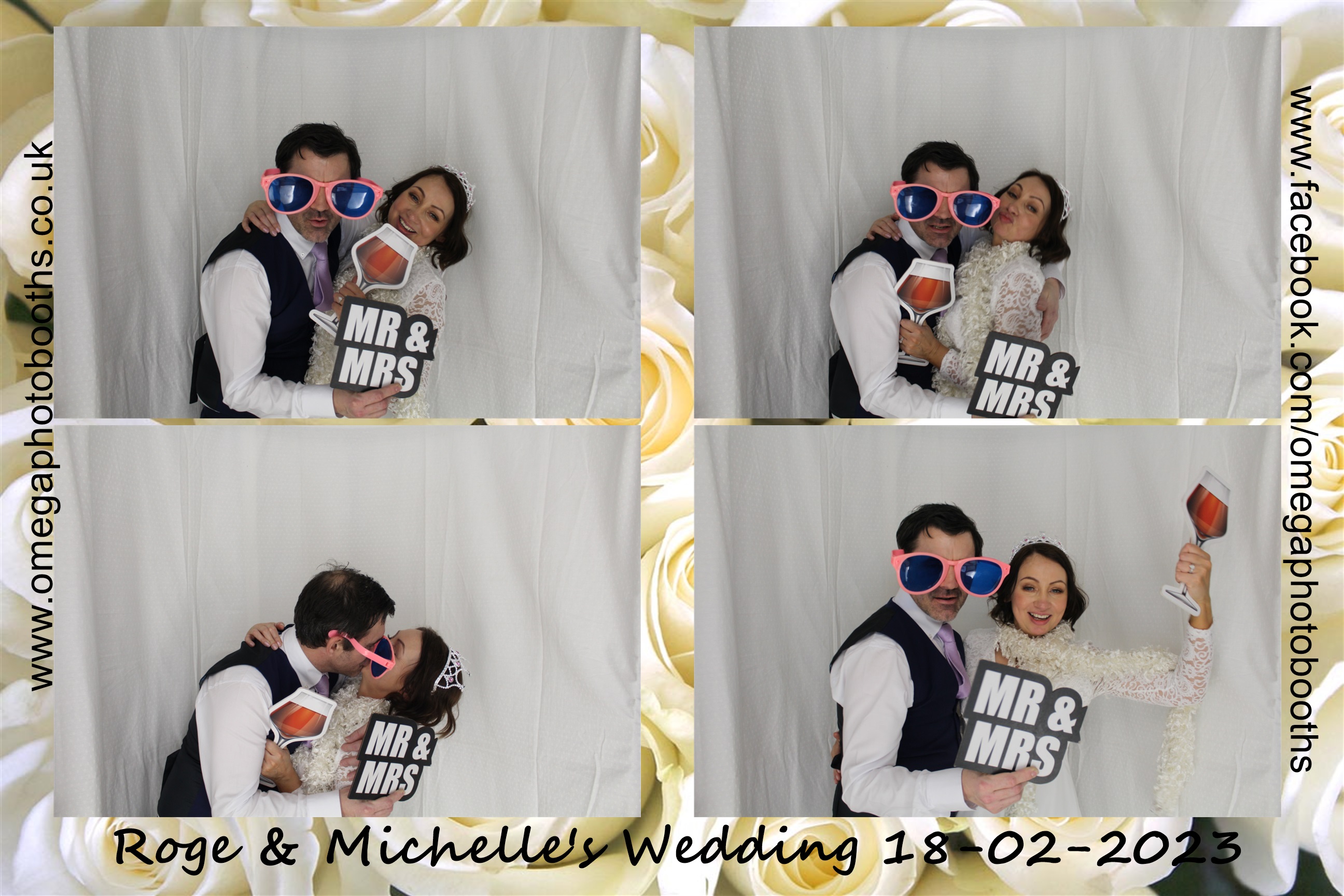 Michelle and Roger's Wedding | View more photos from the event at gallery.omegaphotobooths.co.uk/u/Omega-Photobooths/Michelle-and-Rogers-Wedding