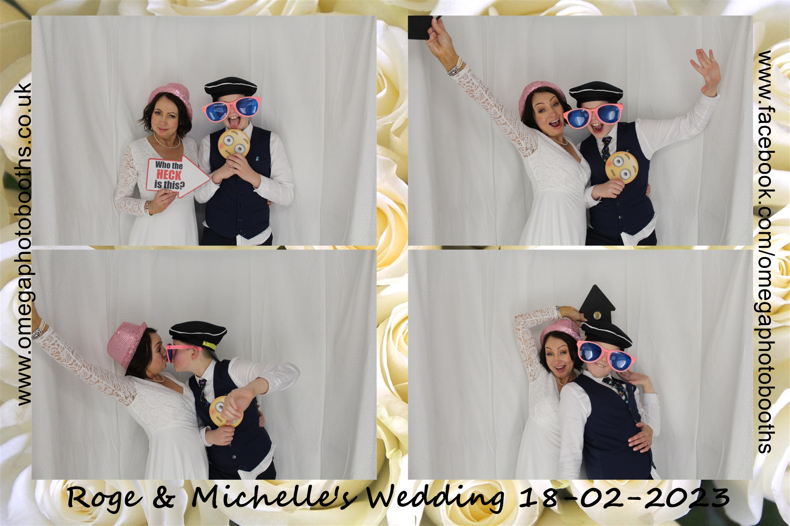 Michelle and Roger's Wedding | View more photos from the event at gallery.omegaphotobooths.co.uk/u/Omega-Photobooths/Michelle-and-Rogers-Wedding