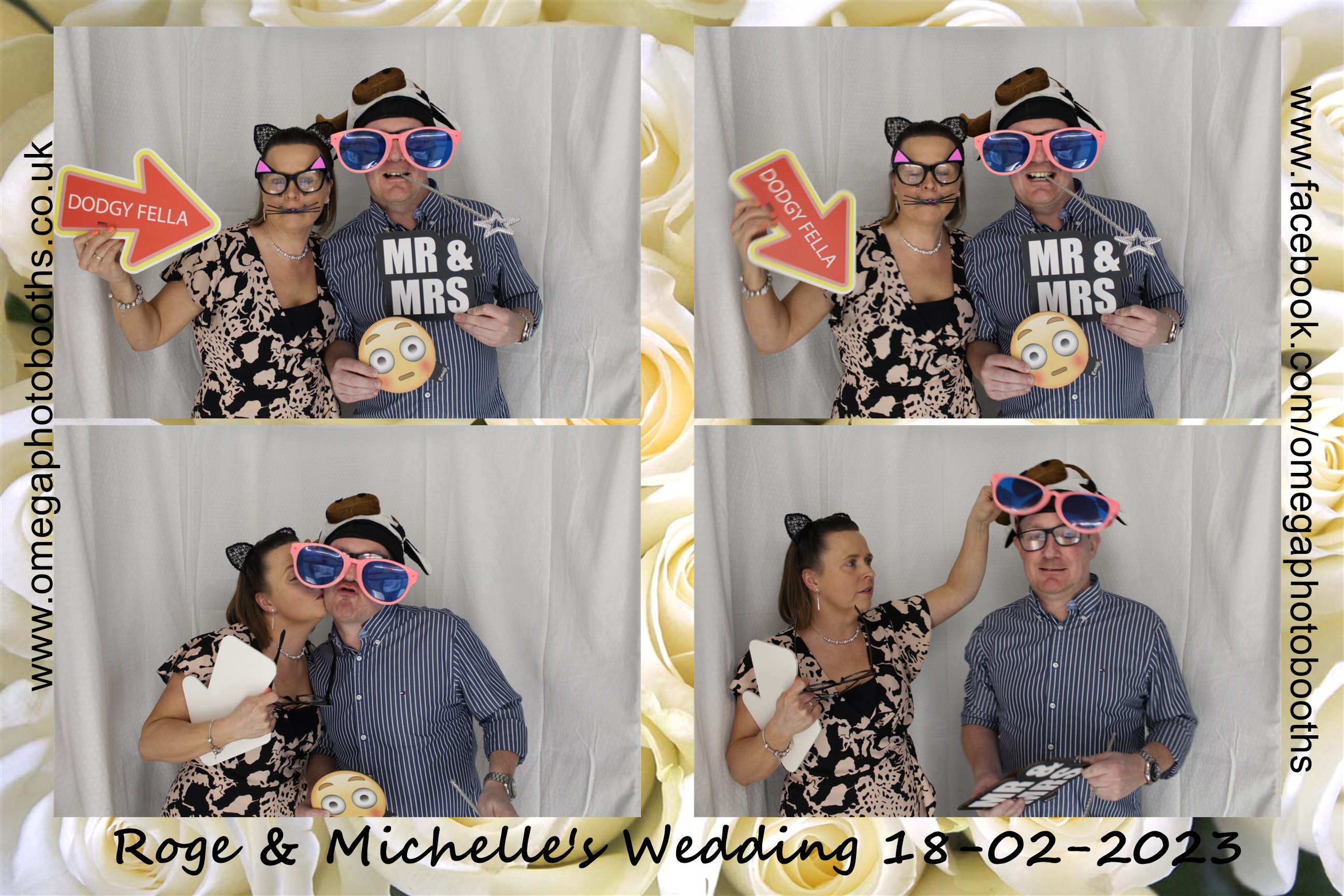 Michelle and Roger's Wedding | View more photos from the event at gallery.omegaphotobooths.co.uk/u/Omega-Photobooths/Michelle-and-Rogers-Wedding