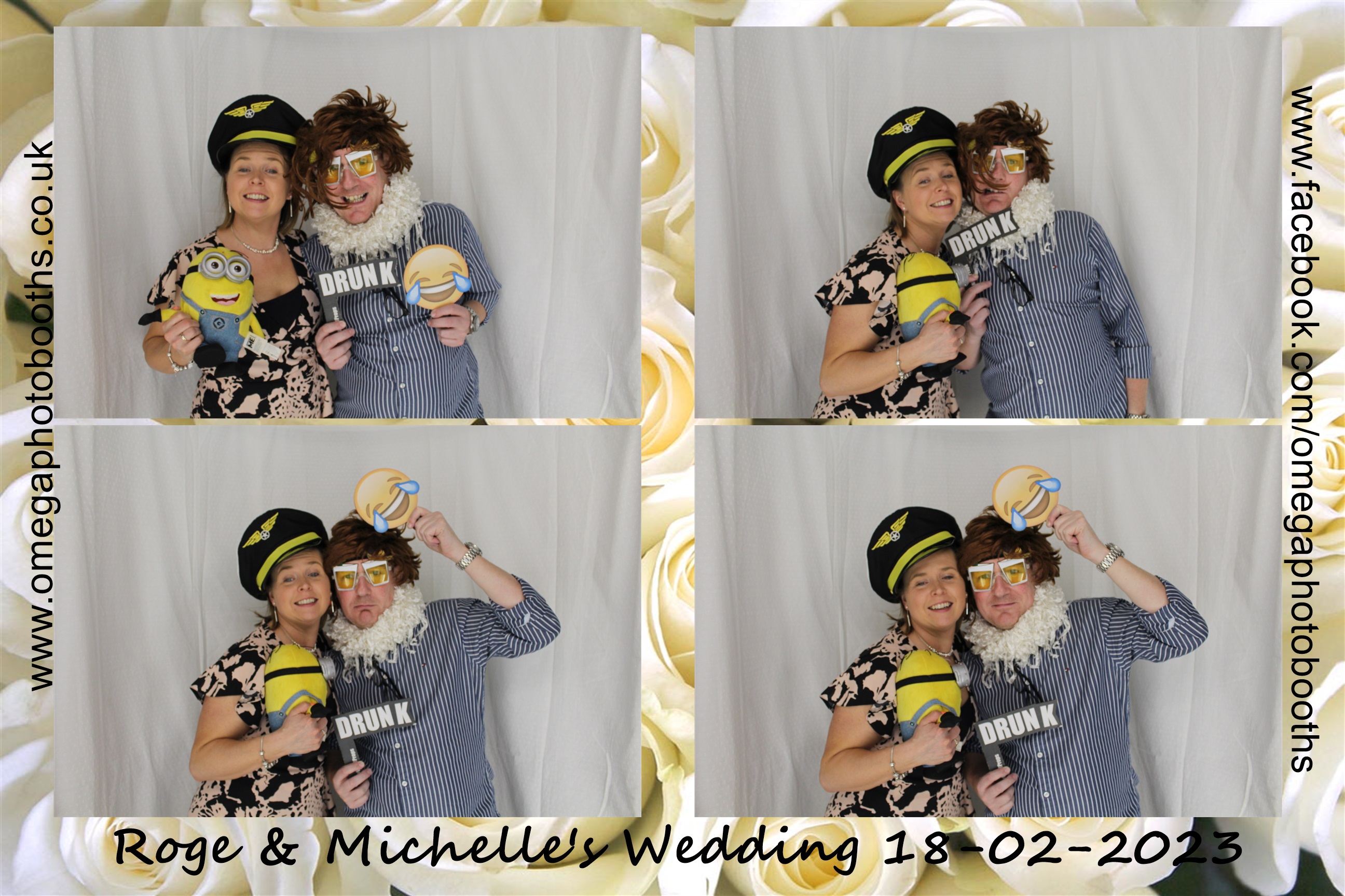 Michelle and Roger's Wedding | View more photos from the event at gallery.omegaphotobooths.co.uk/u/Omega-Photobooths/Michelle-and-Rogers-Wedding