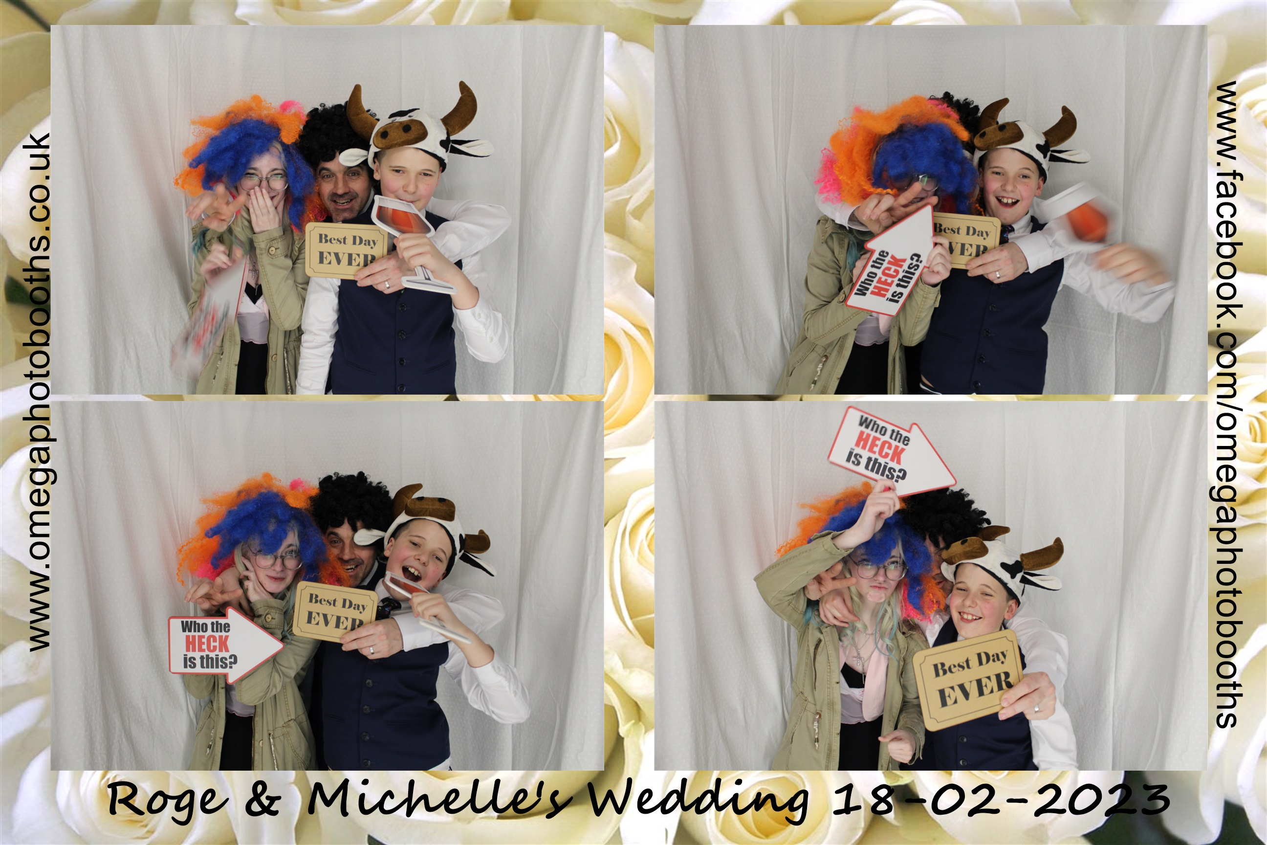 Michelle and Roger's Wedding | View more photos from the event at gallery.omegaphotobooths.co.uk/u/Omega-Photobooths/Michelle-and-Rogers-Wedding