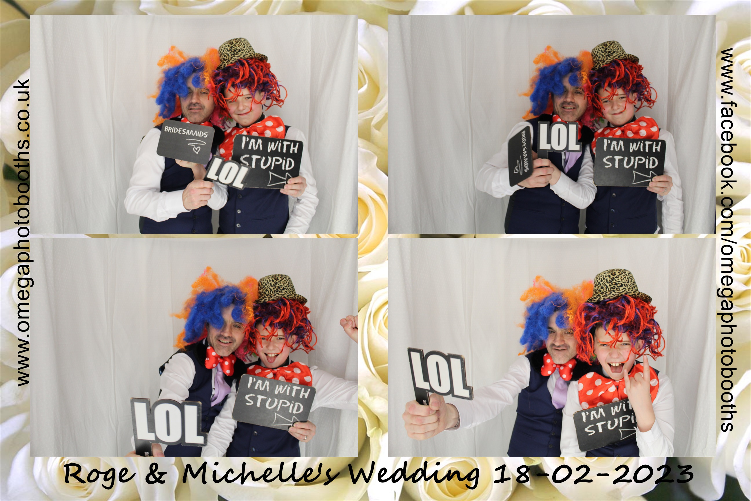 Michelle and Roger's Wedding | View more photos from the event at gallery.omegaphotobooths.co.uk/u/Omega-Photobooths/Michelle-and-Rogers-Wedding