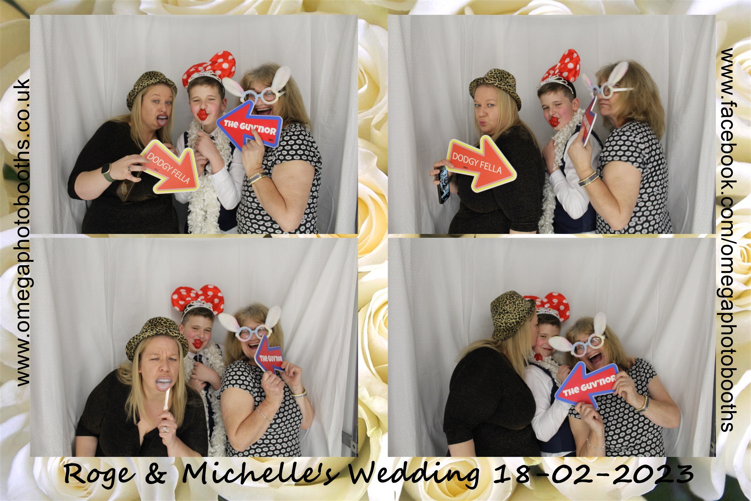 Michelle and Roger's Wedding | View more photos from the event at gallery.omegaphotobooths.co.uk/u/Omega-Photobooths/Michelle-and-Rogers-Wedding