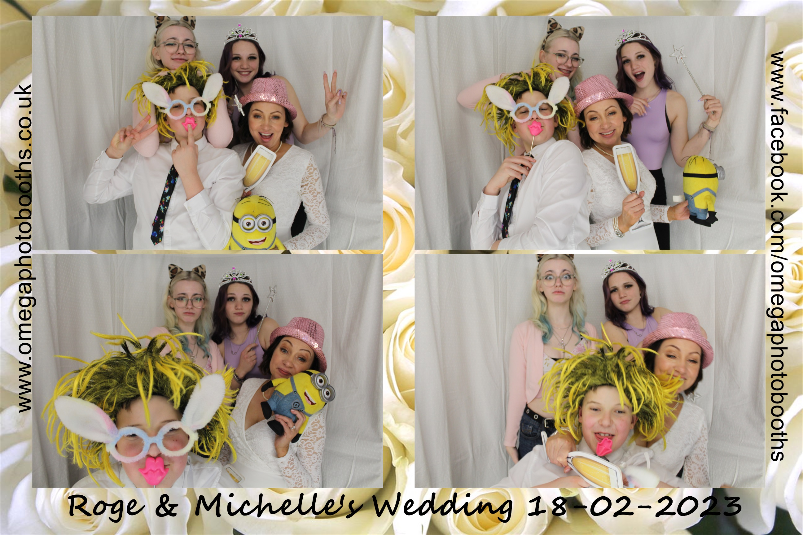 Michelle and Roger's Wedding | View more photos from the event at gallery.omegaphotobooths.co.uk/u/Omega-Photobooths/Michelle-and-Rogers-Wedding